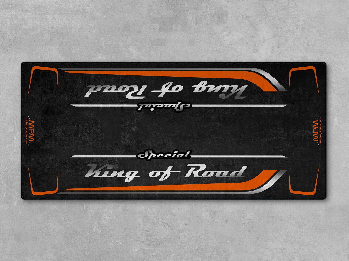 MPM Motorcycle Mat for Cruiser Motorcycle "Special King of Road" - MM7346
