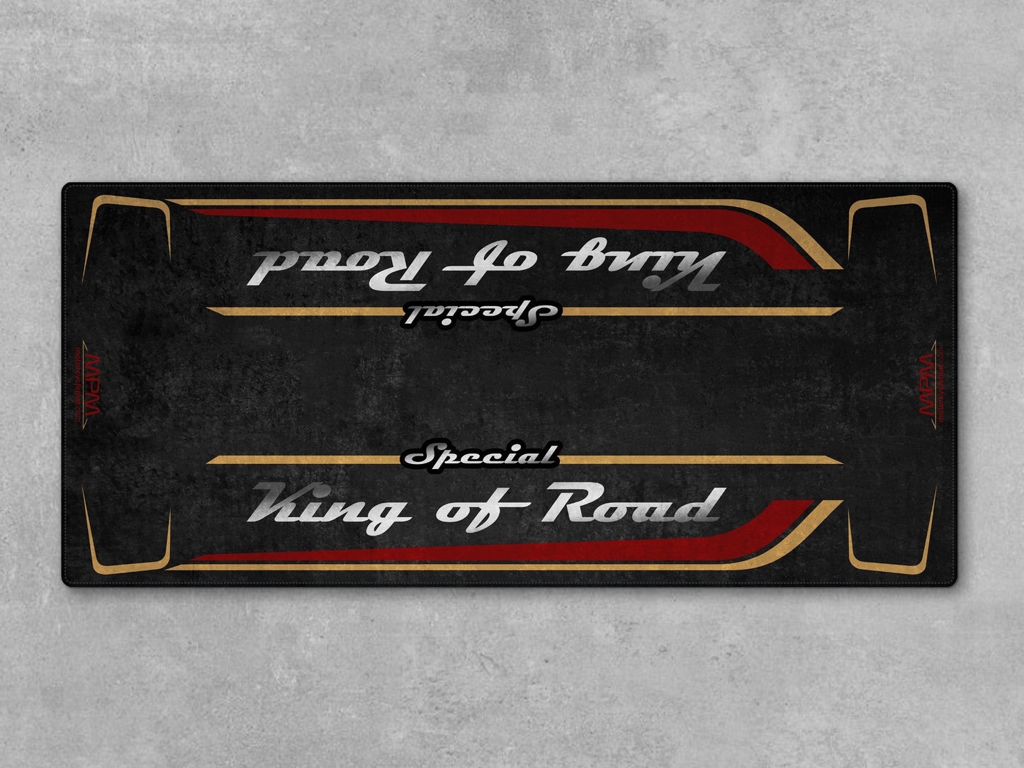MPM Motorcycle Mat for Cruiser Motorcycle "Special King of Road" - MM7346