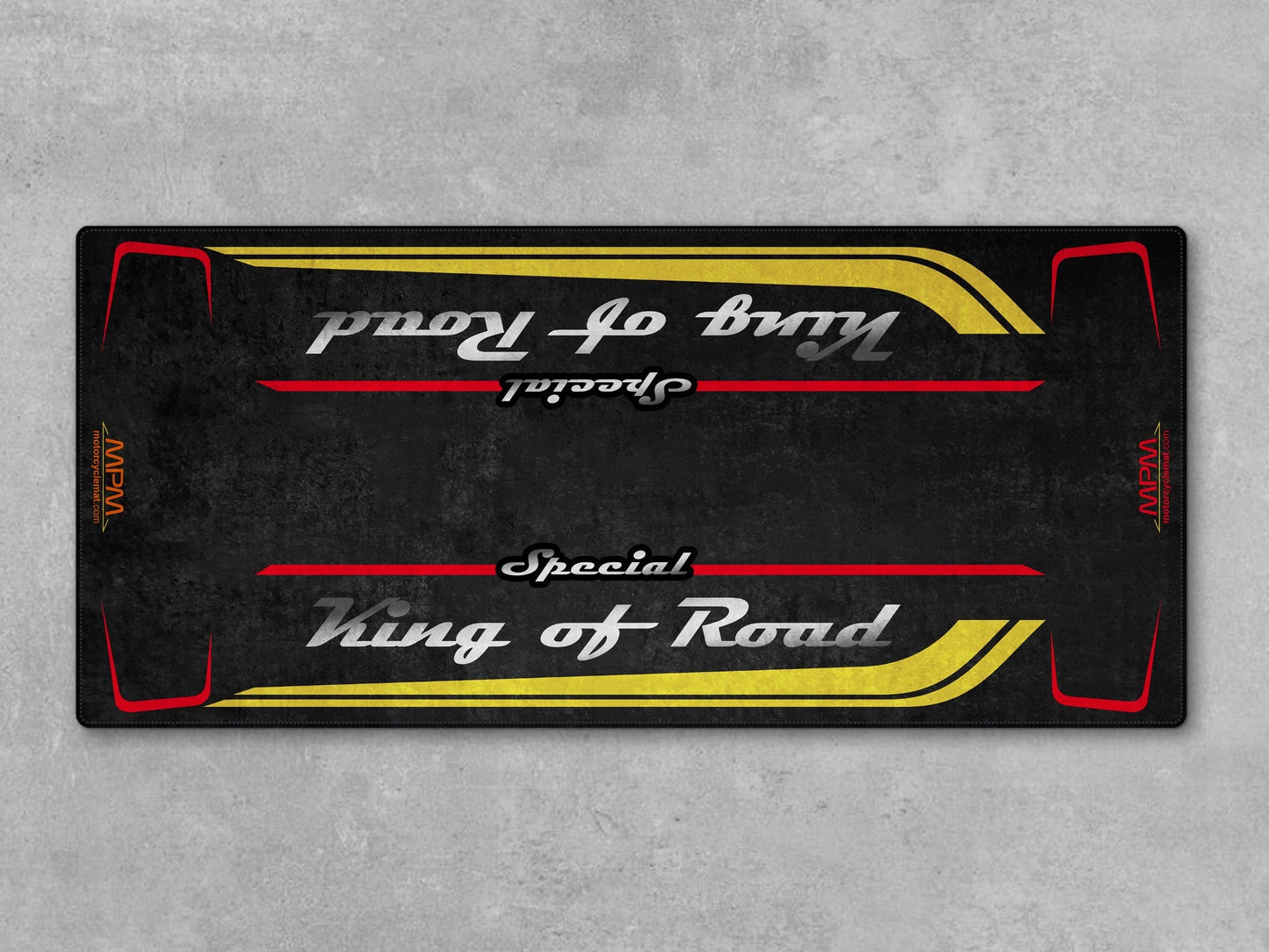 MPM Motorcycle Mat for Cruiser Motorcycle "Special King of Road" - MM7346