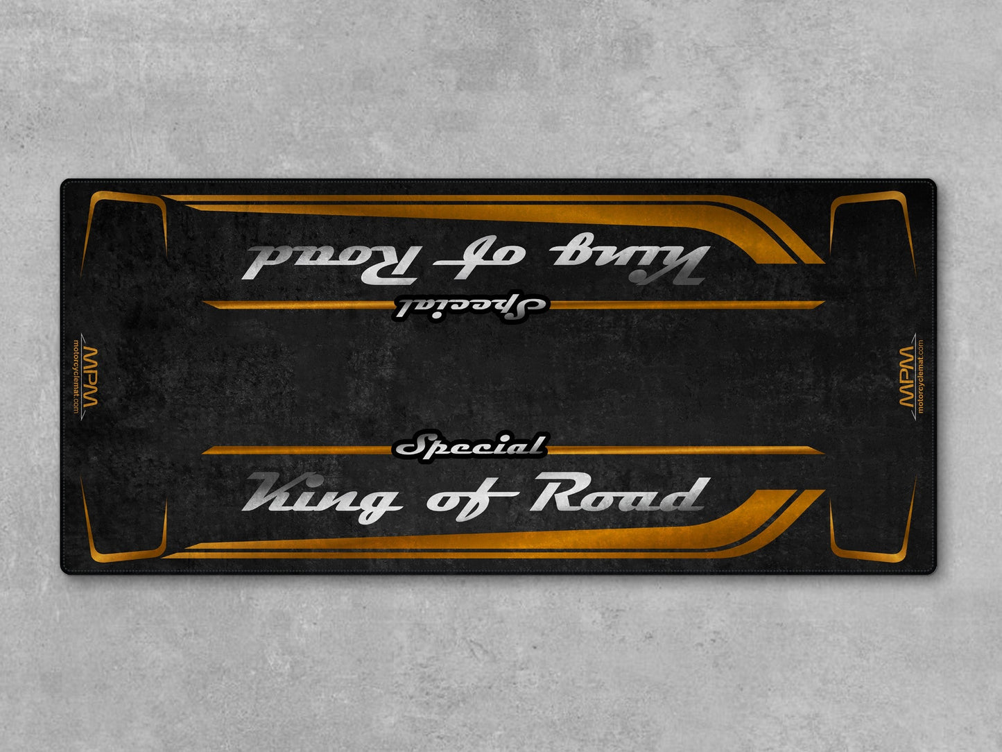 MPM Motorcycle Mat for Cruiser Motorcycle "Special King of Road" - MM7346