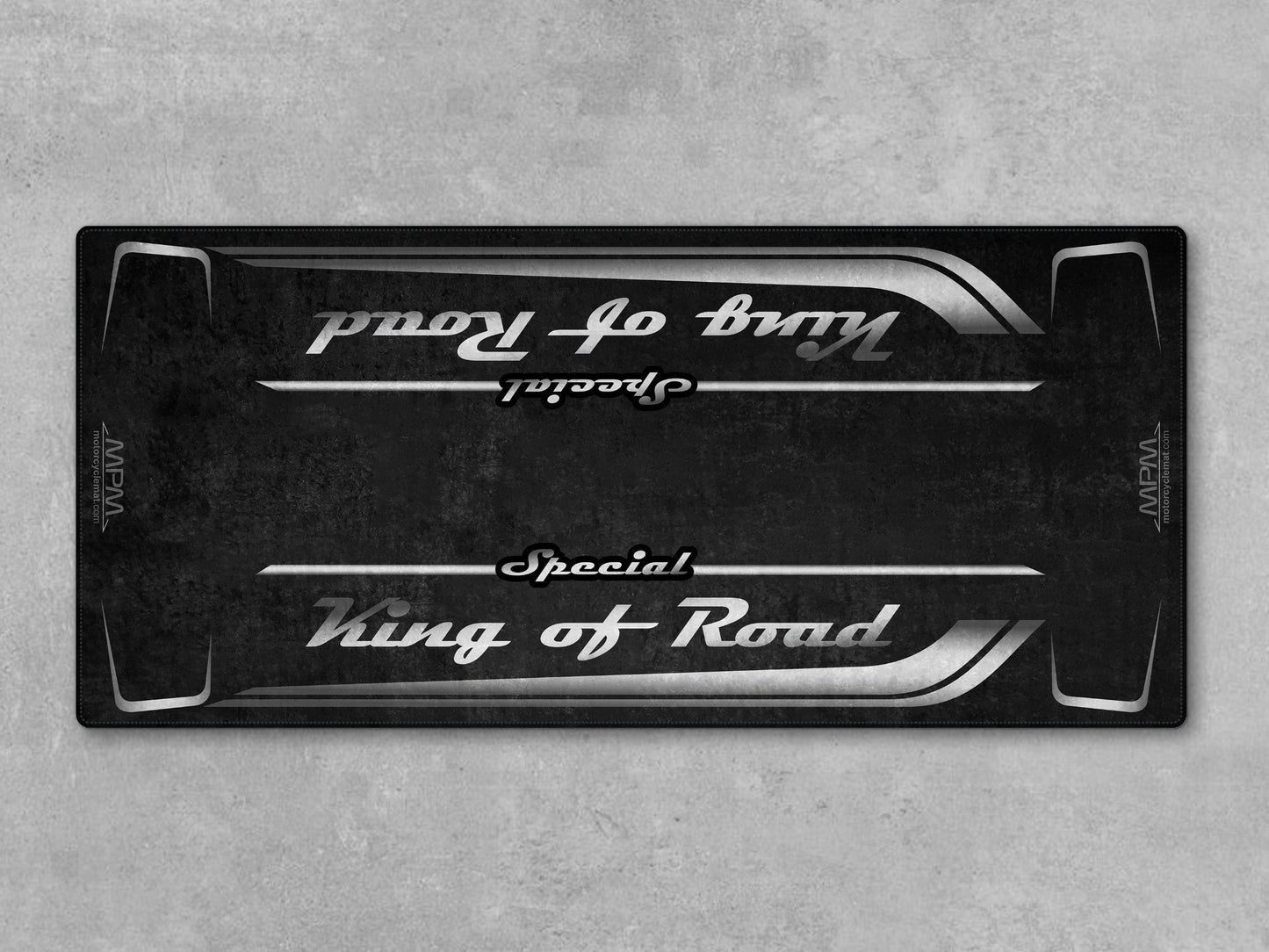 MPM Motorcycle Mat for Cruiser Motorcycle "Special King of Road" - MM7346