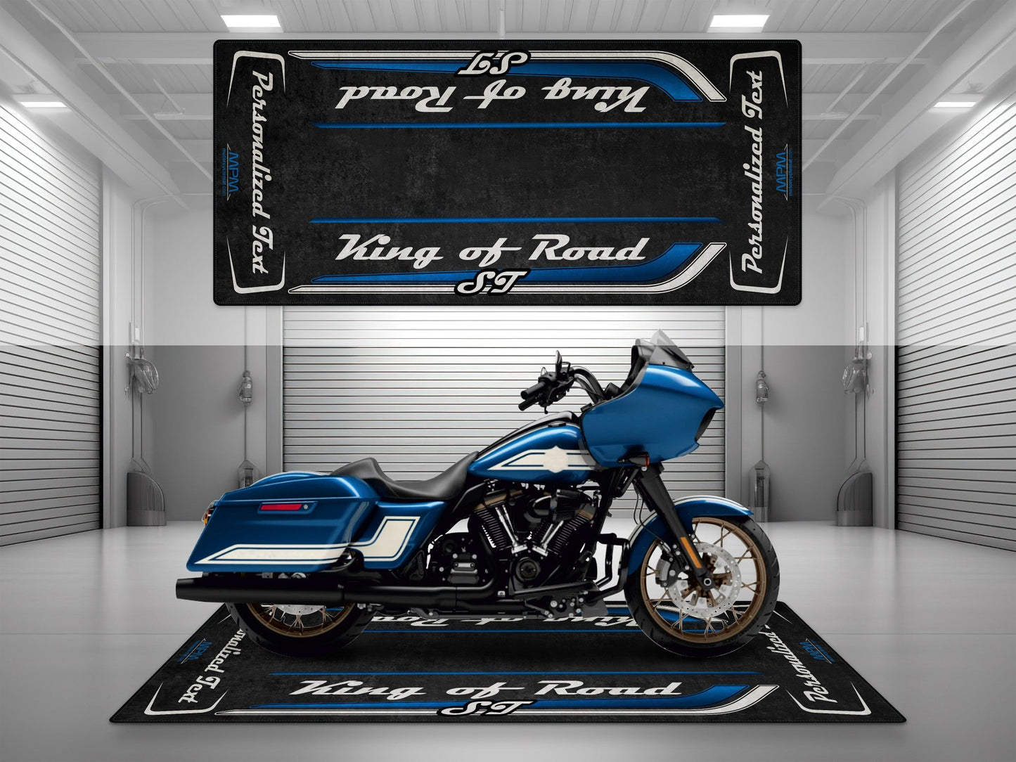 MPM Motorcycle Mat for Cruiser Motorcycle "King of Road ST" - MM7347