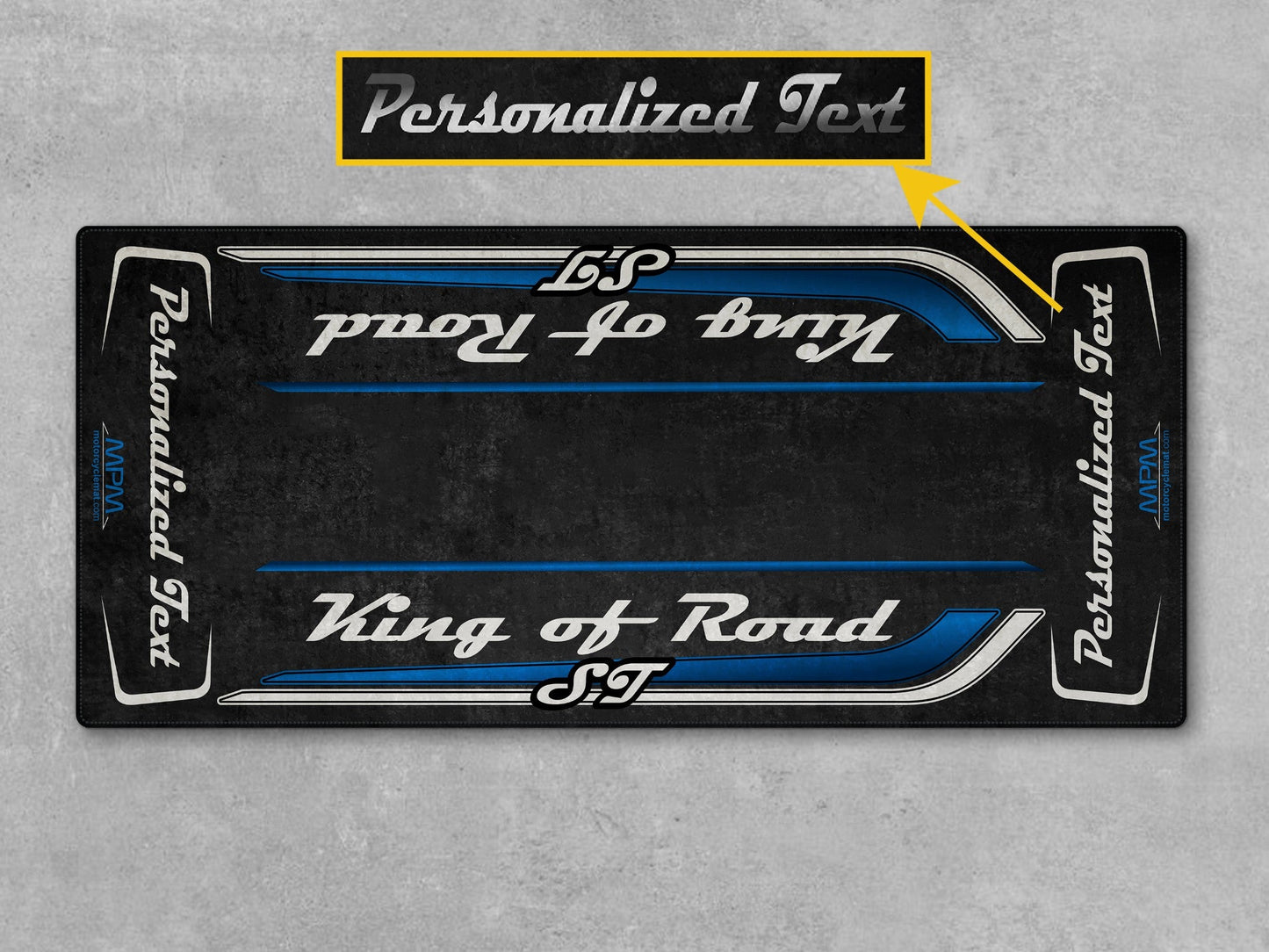 MPM Motorcycle Mat for Cruiser Motorcycle "King of Road ST" - MM7347