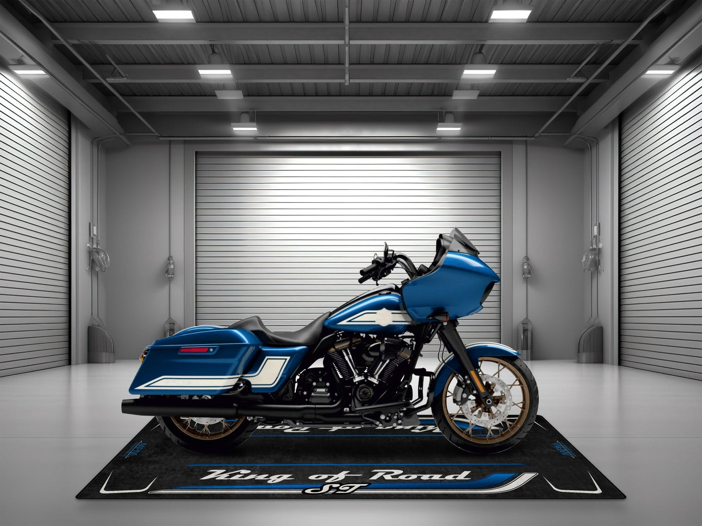 MPM Motorcycle Mat for Cruiser Motorcycle "King of Road ST" - MM7347
