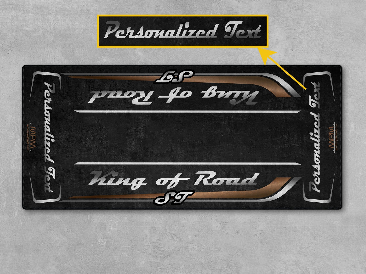 MPM Motorcycle Mat for Cruiser Motorcycle "King of Road ST" - MM7347