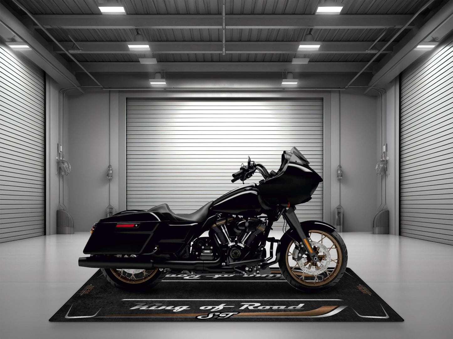 MPM Motorcycle Mat for Cruiser Motorcycle "King of Road ST" - MM7347