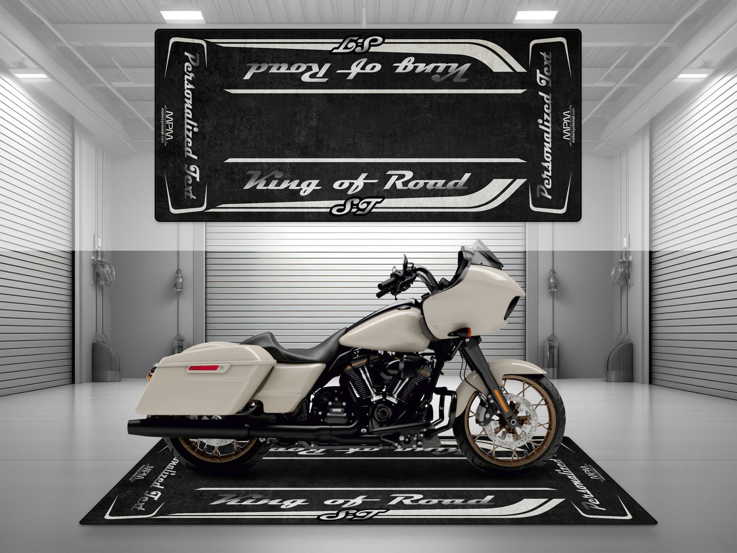 MPM Motorcycle Mat for Cruiser Motorcycle "King of Road ST" - MM7347