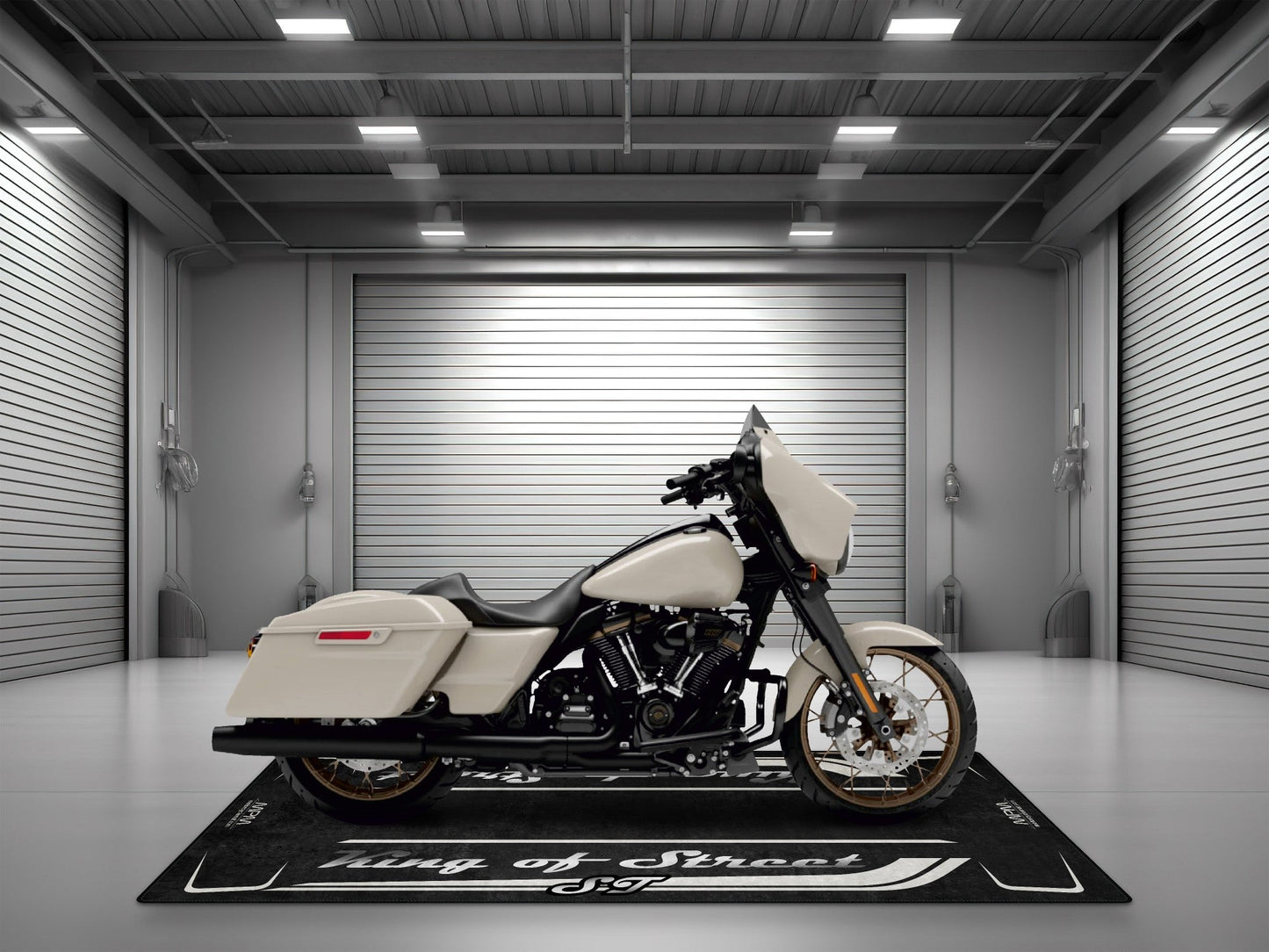 MPM Motorcycle Mat for Cruiser Motorcycle "King of Street ST" - MM7348