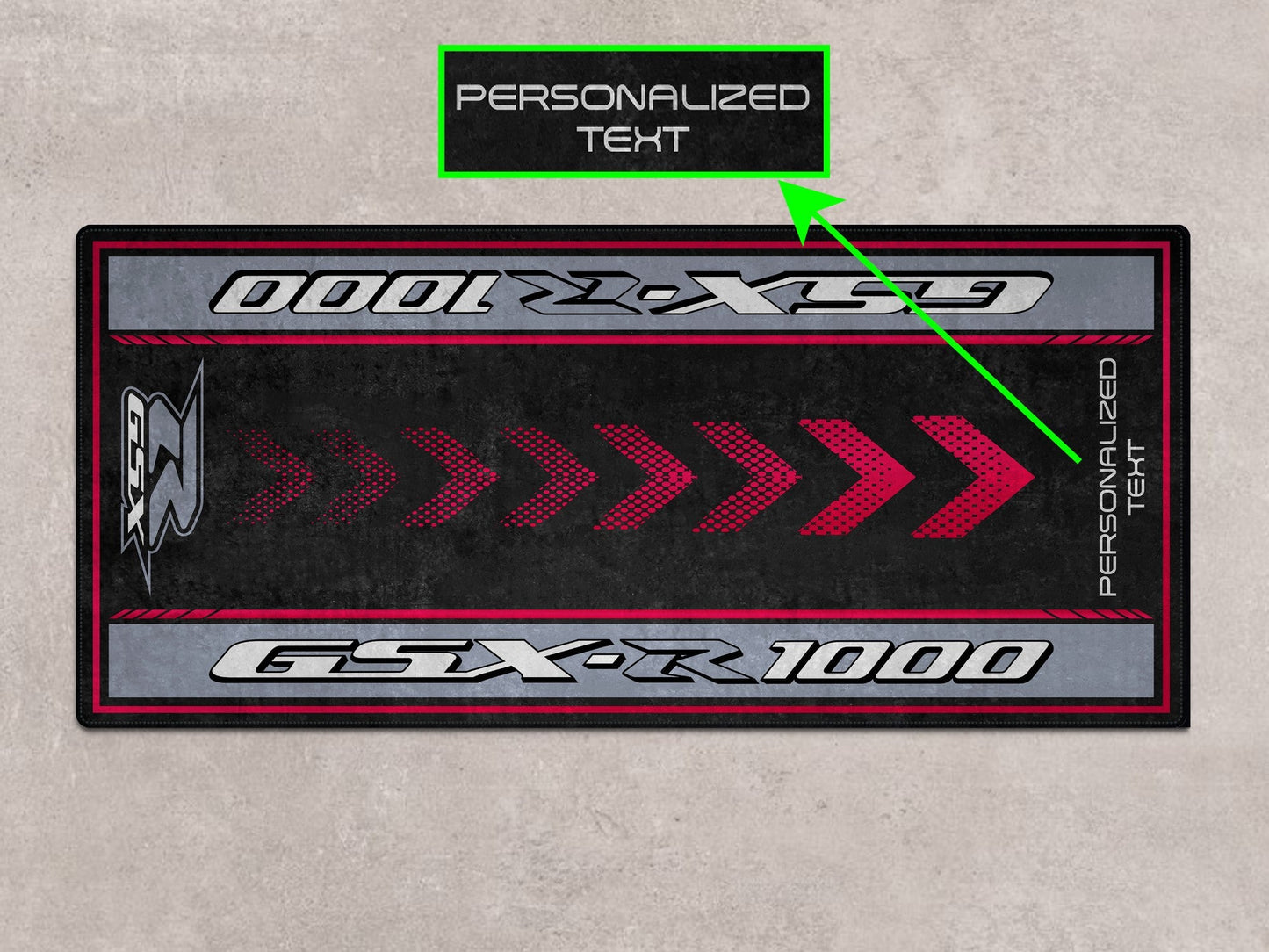 MPM Motorcycle Mat for Suzuki GSX-R1000 - MM7355