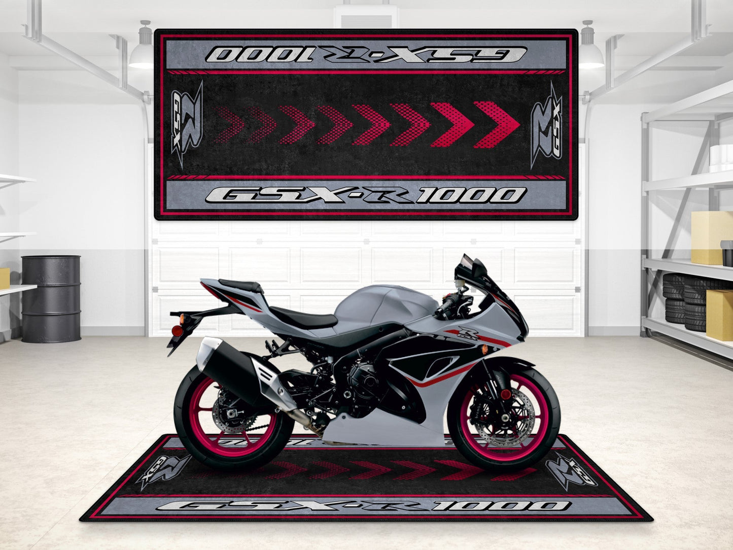 MPM Motorcycle Mat for Suzuki GSX-R1000 - MM7355