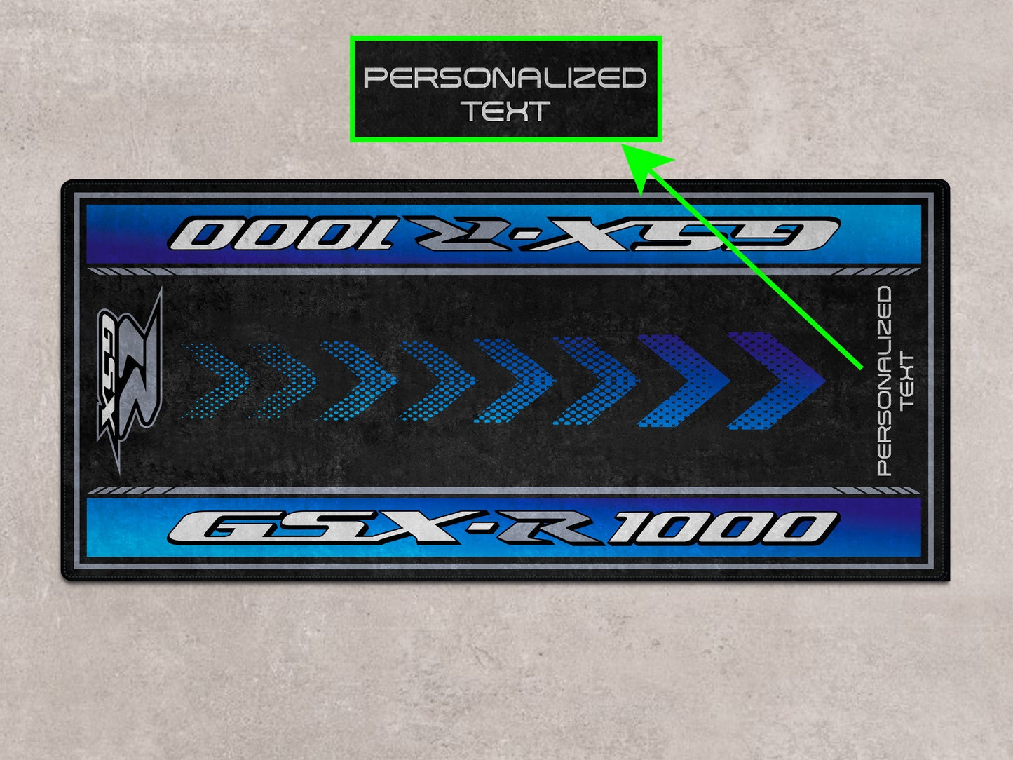 MPM Motorcycle Mat for Suzuki GSX-R1000 - MM7355