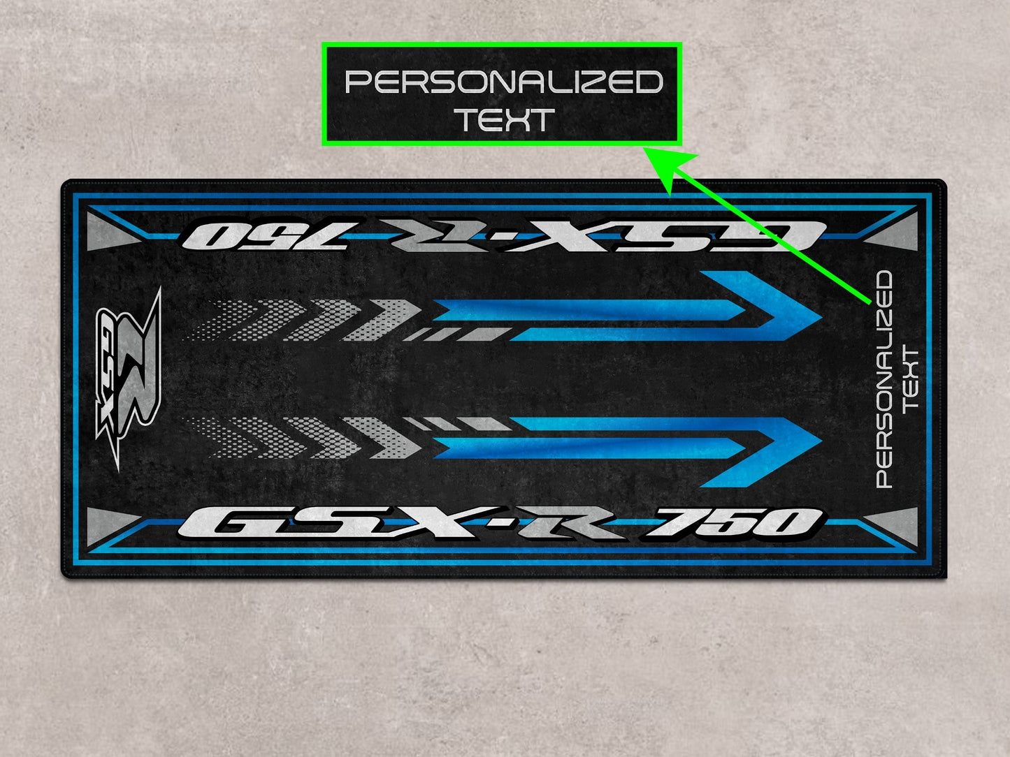 MPM Motorcycle Mat for Suzuki GSX-R750 - MM7356