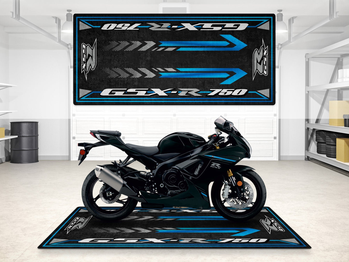 MPM Motorcycle Mat for Suzuki GSX-R750 - MM7356