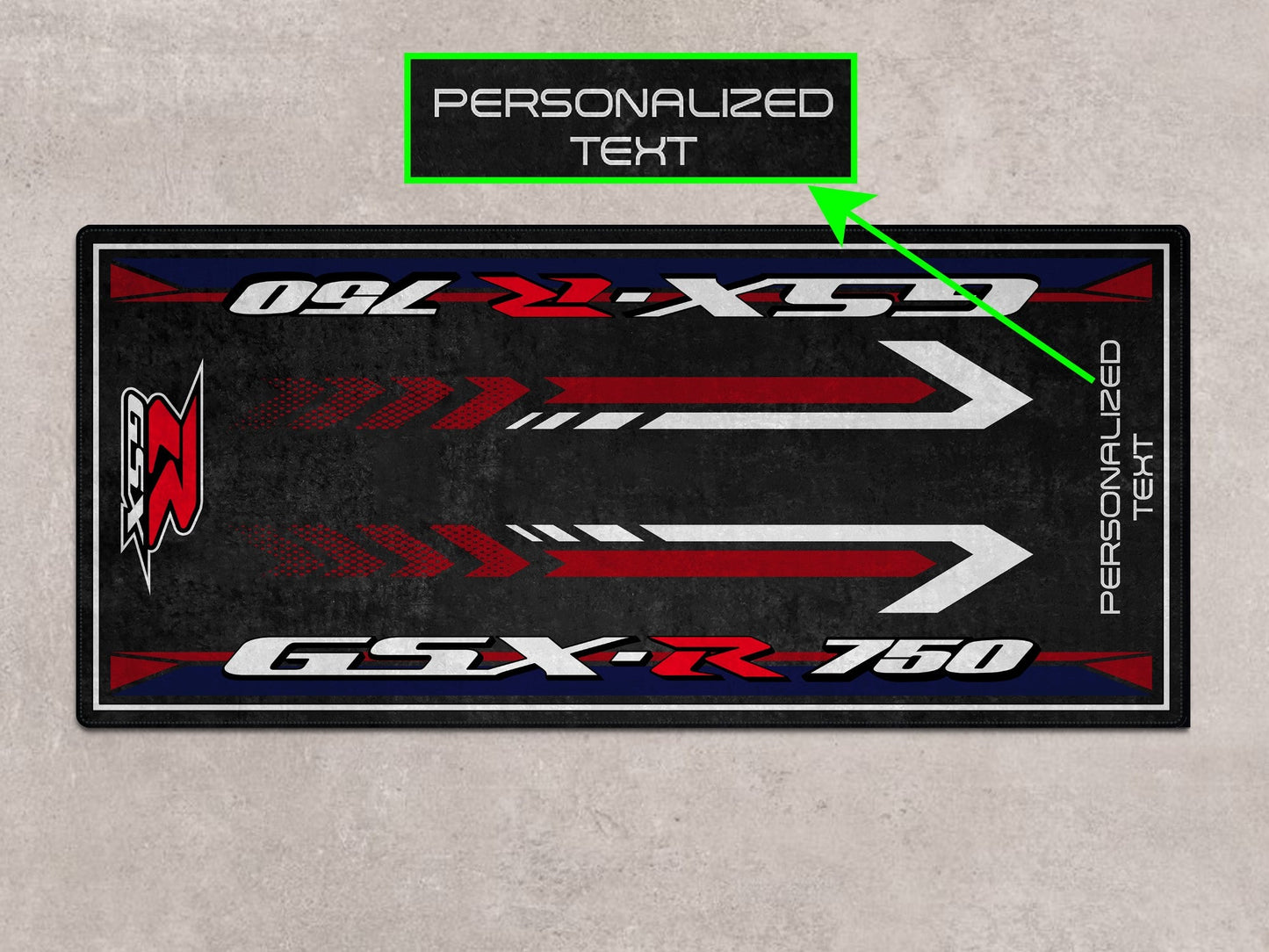 MPM Motorcycle Mat for Suzuki GSX-R750 - MM7356