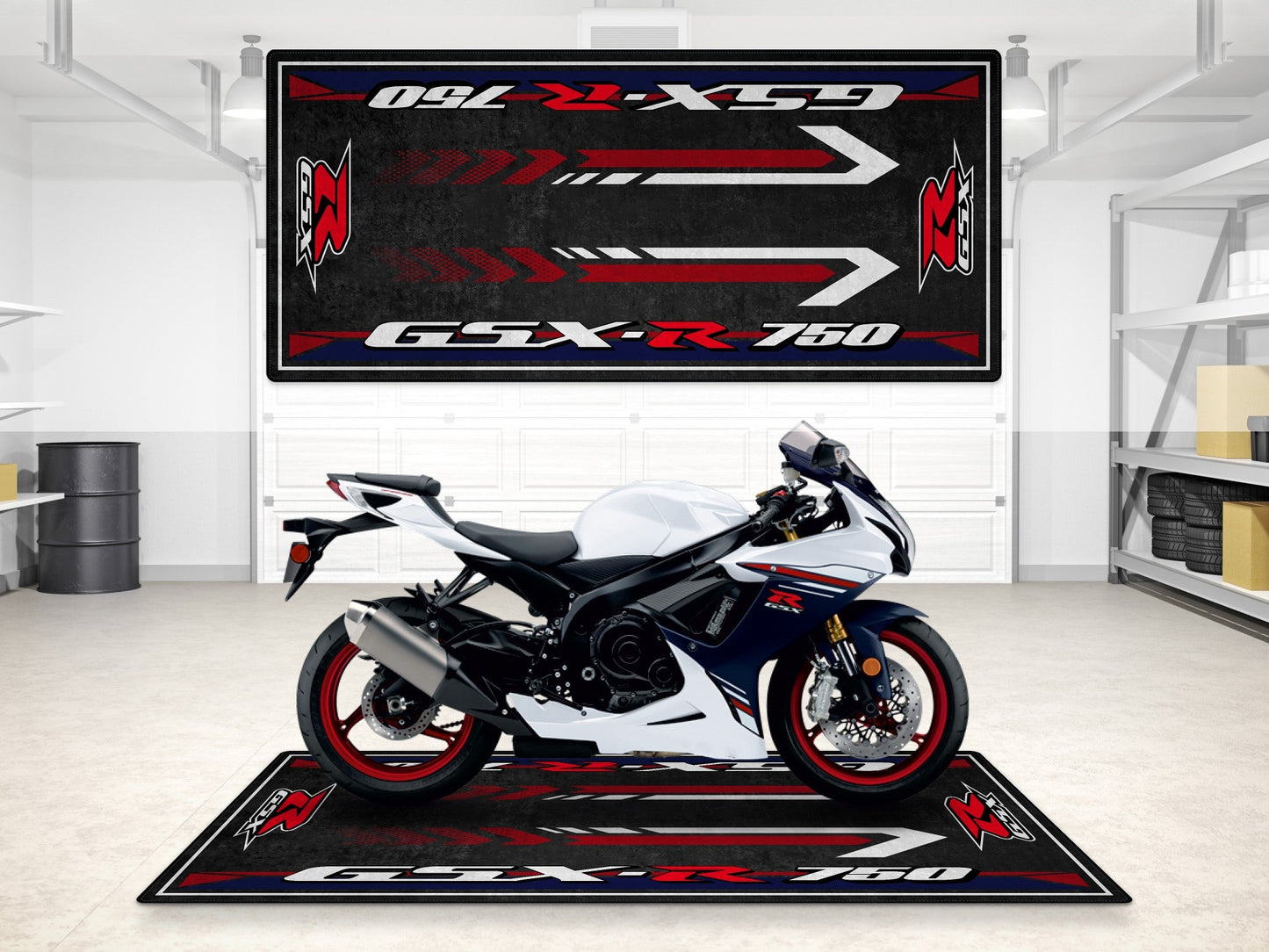 MPM Motorcycle Mat for Suzuki GSX-R750 - MM7356