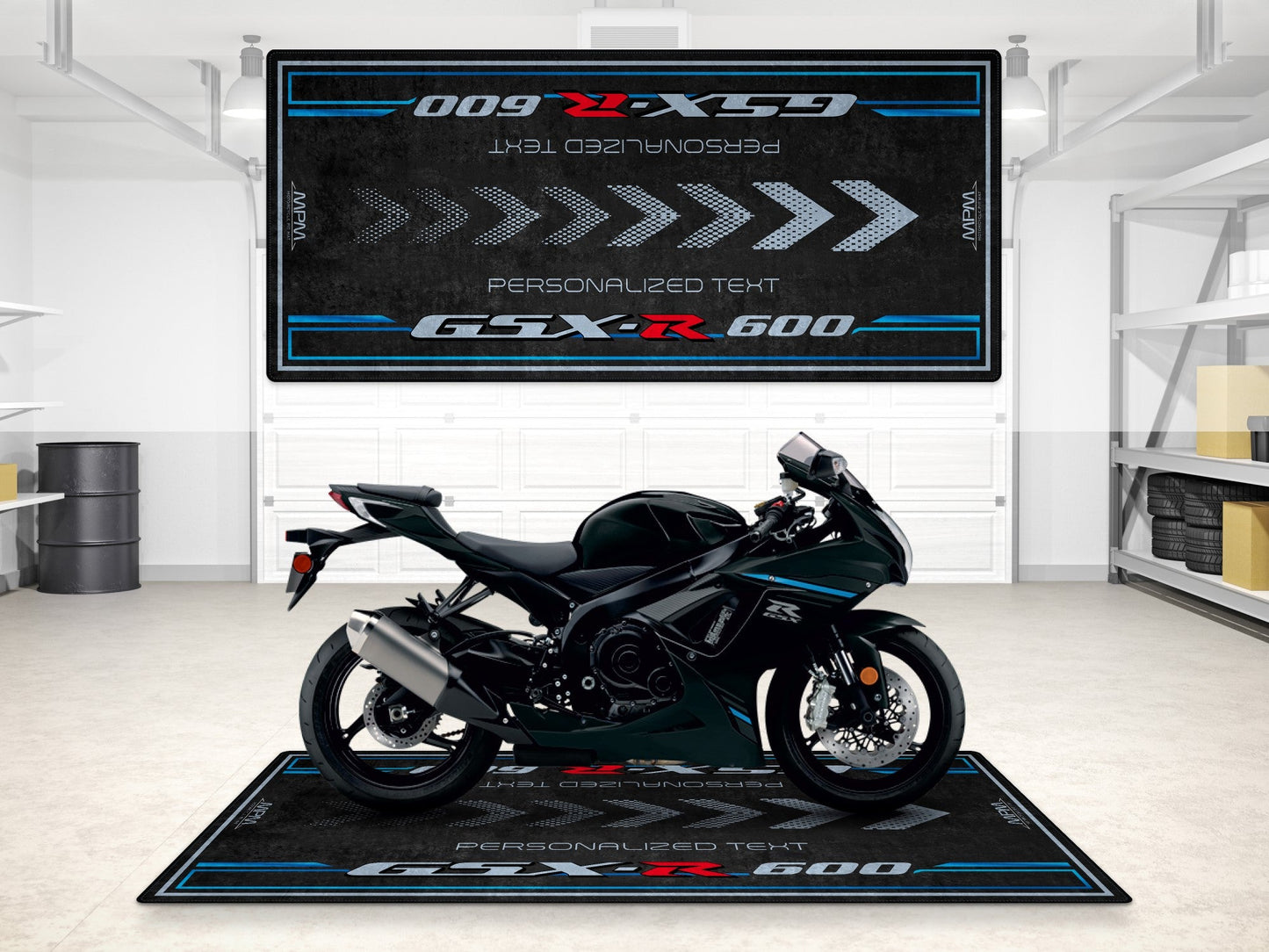 MPM Motorcycle Mat for Suzuki GSX-R600 - MM7358