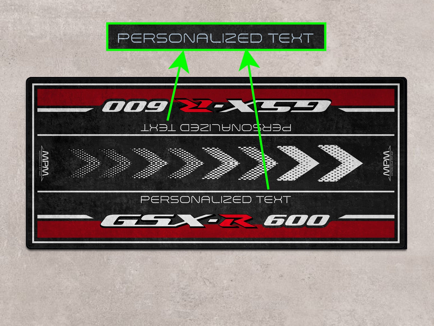 MPM Motorcycle Mat for Suzuki GSX-R600 - MM7358