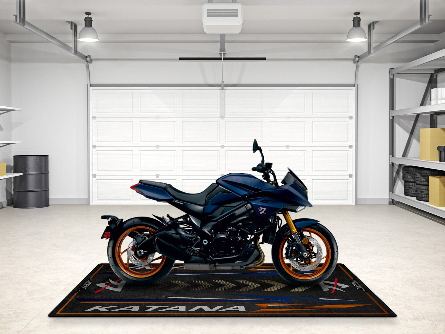 MPM Motorcycle Mat for Suzuki Katana - MM7361