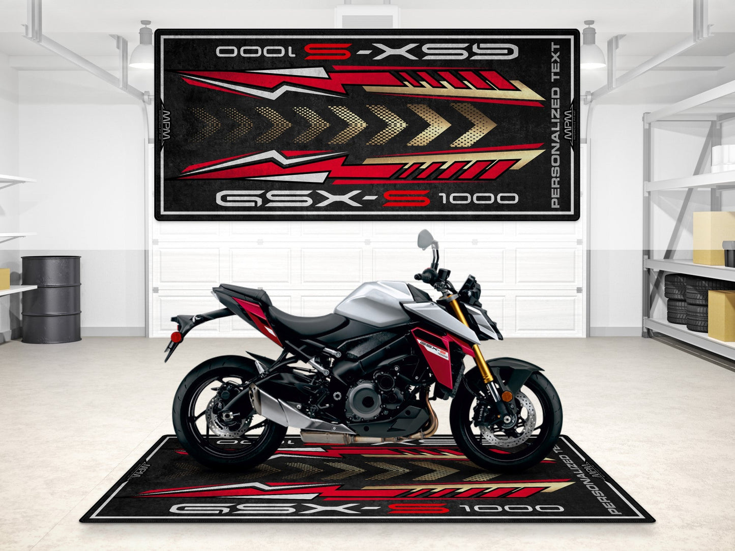 MPM Motorcycle Mat for Suzuki GSX-S1000 - MM7364