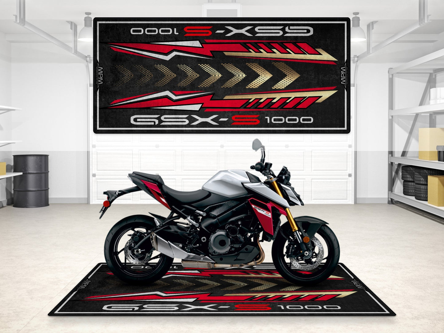 MPM Motorcycle Mat for Suzuki GSX-S1000 - MM7364