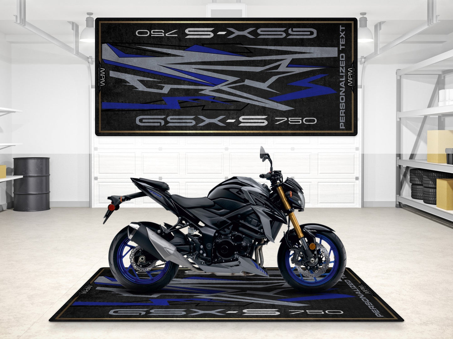 MPM Motorcycle Mat for Suzuki GSX-S750Z - MM7365
