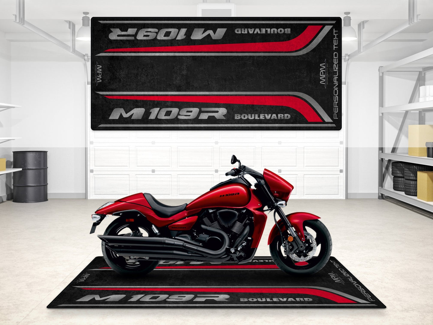 MPM Motorcycle Mat for Suzuki Boulevard M109R - MM7366