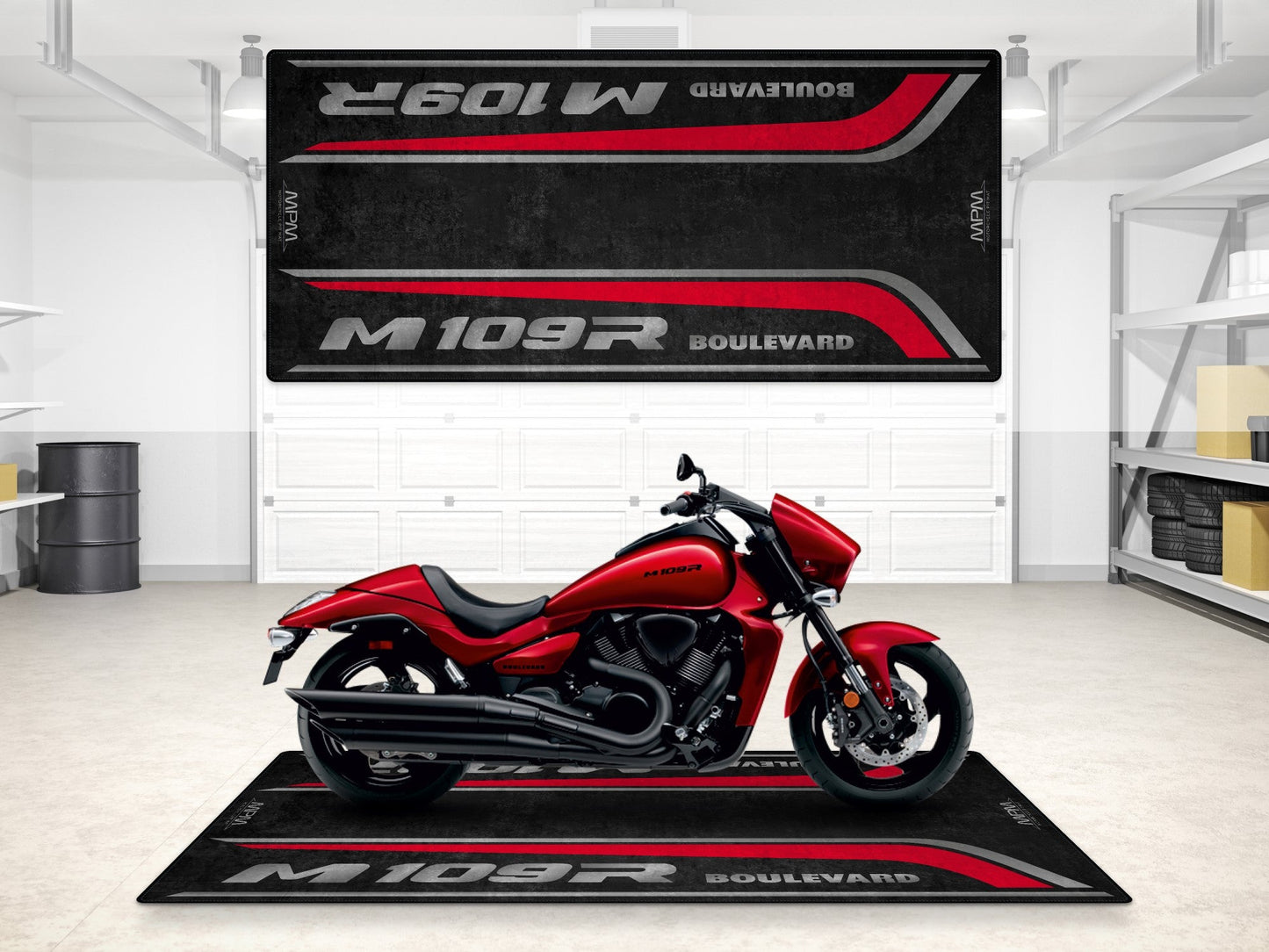 MPM Motorcycle Mat for Suzuki Boulevard M109R - MM7366