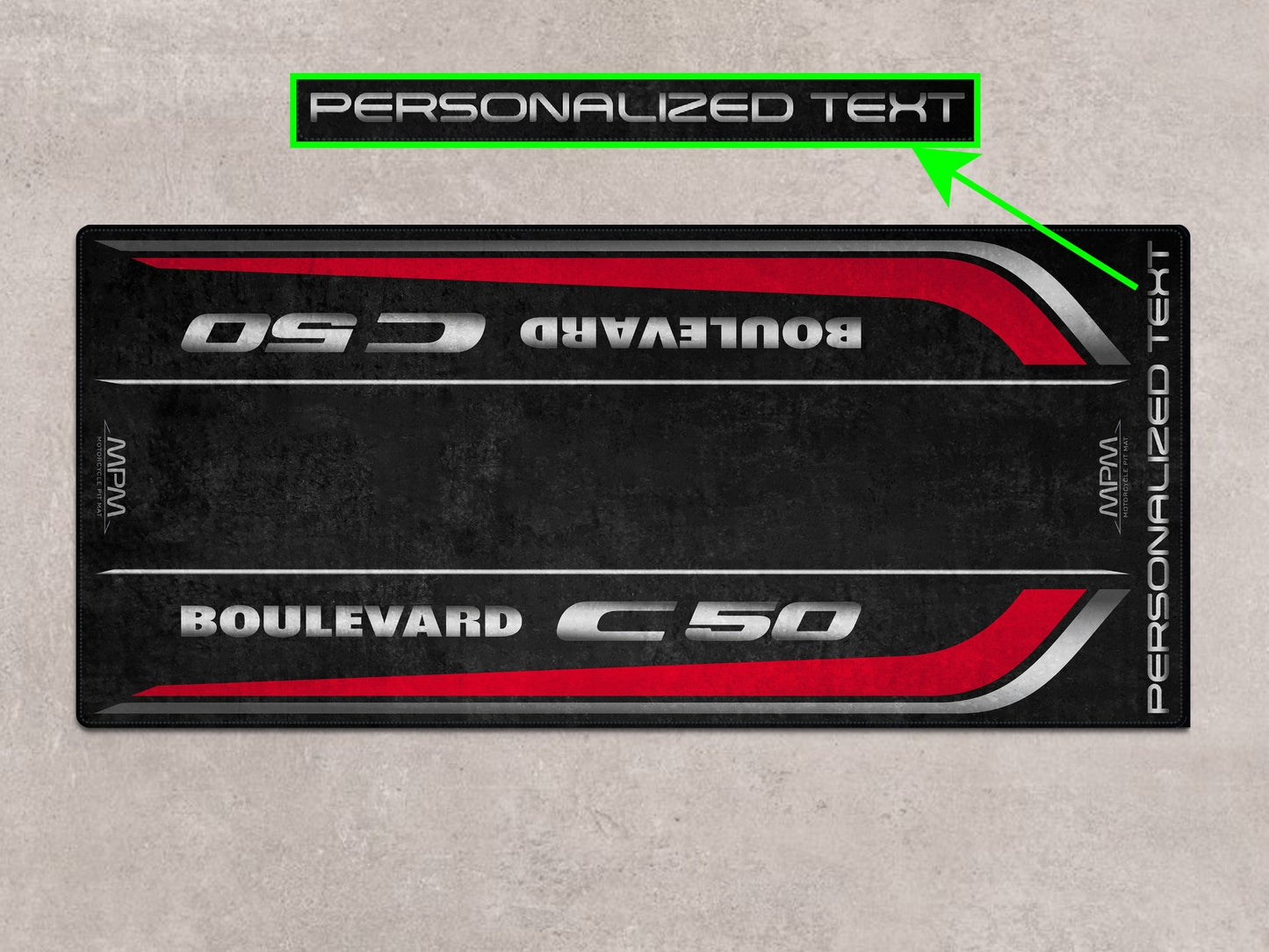 MPM Motorcycle Mat for Suzuki Boulevard C50 - MM7367