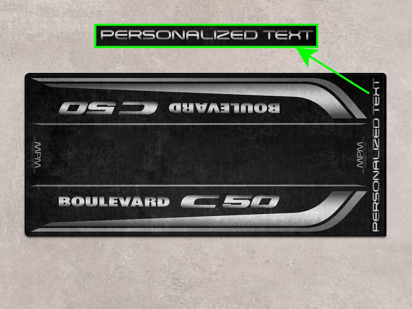 MPM Motorcycle Mat for Suzuki Boulevard C50 - MM7367