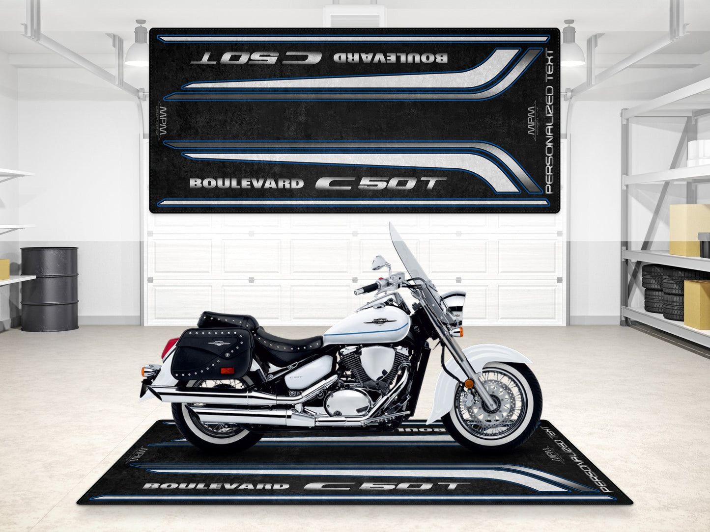 MPM Motorcycle Mat for Suzuki C50T - MM7368