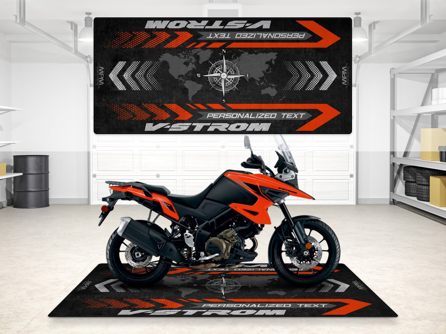 MPM Motorcycle Mat for Suzuki V-STROM 1050 - MM7371