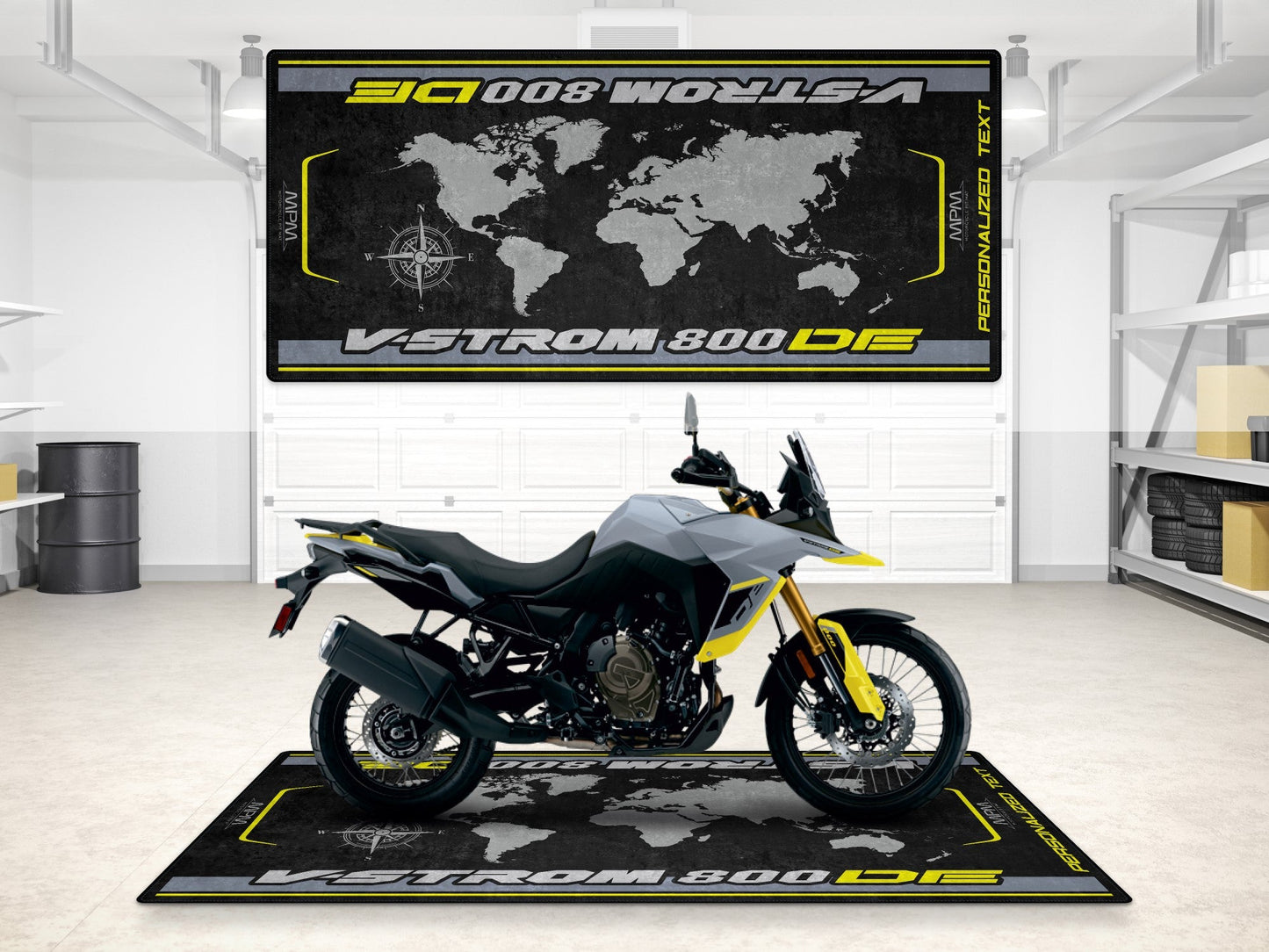 MPM Motorcycle Mat for Suzuki V-STROM 800DE - MM7373