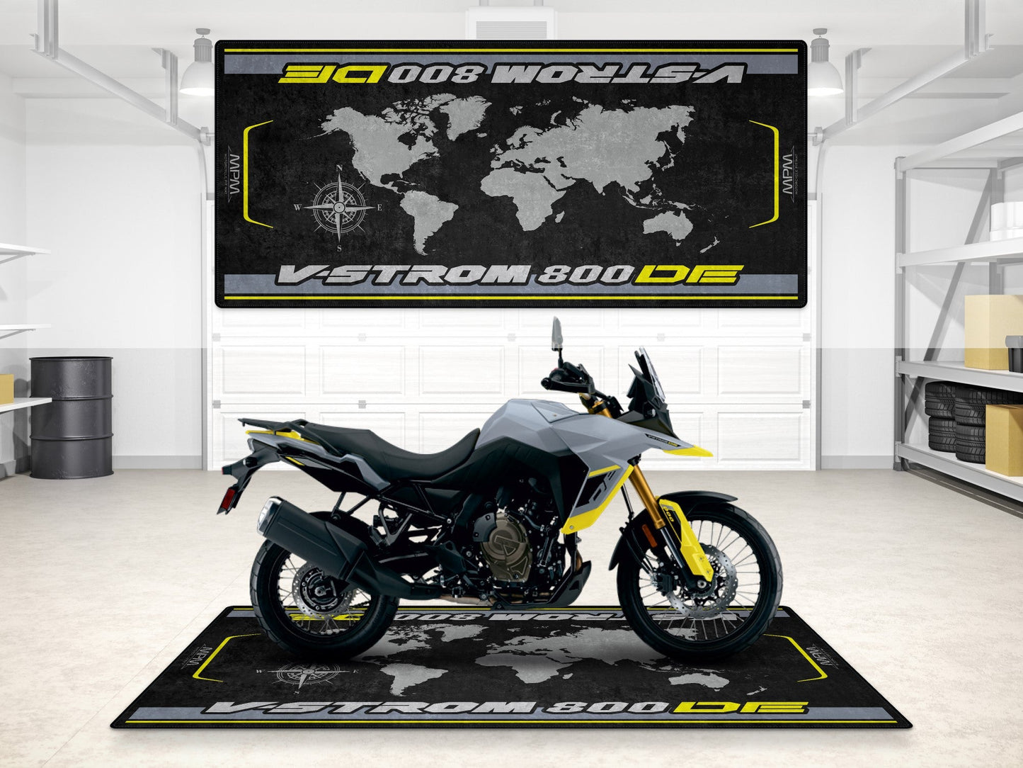 MPM Motorcycle Mat for Suzuki V-STROM 800DE - MM7373