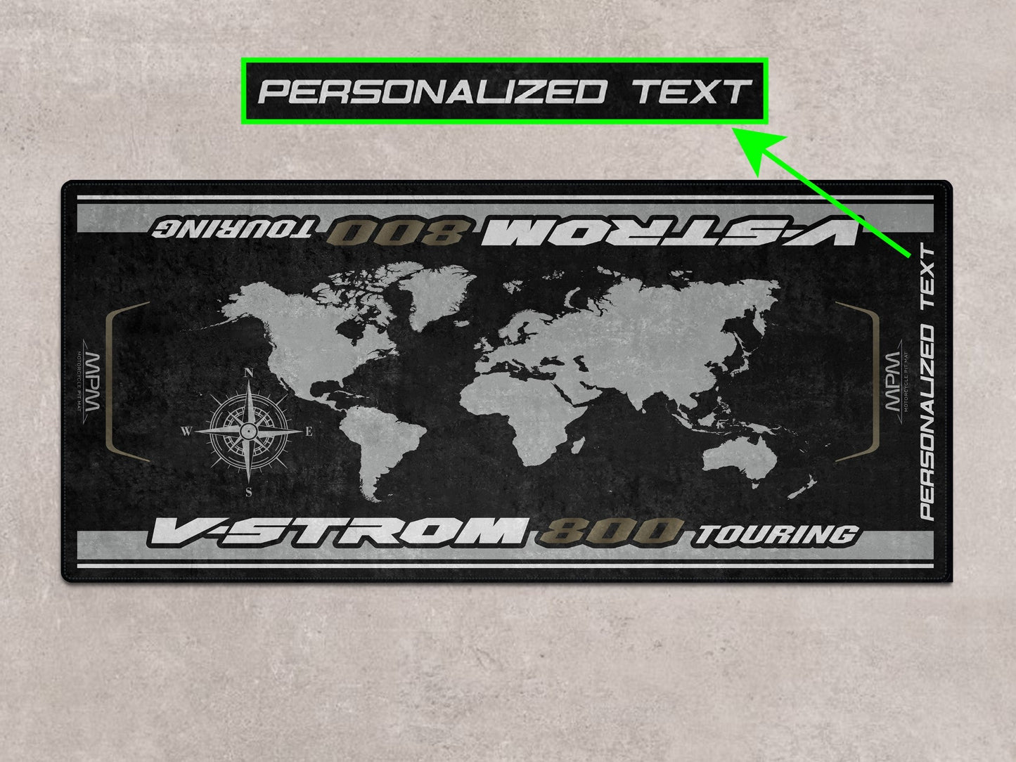 MPM Motorcycle Mat for Suzuki V-STROM 800 Touring - MM7374