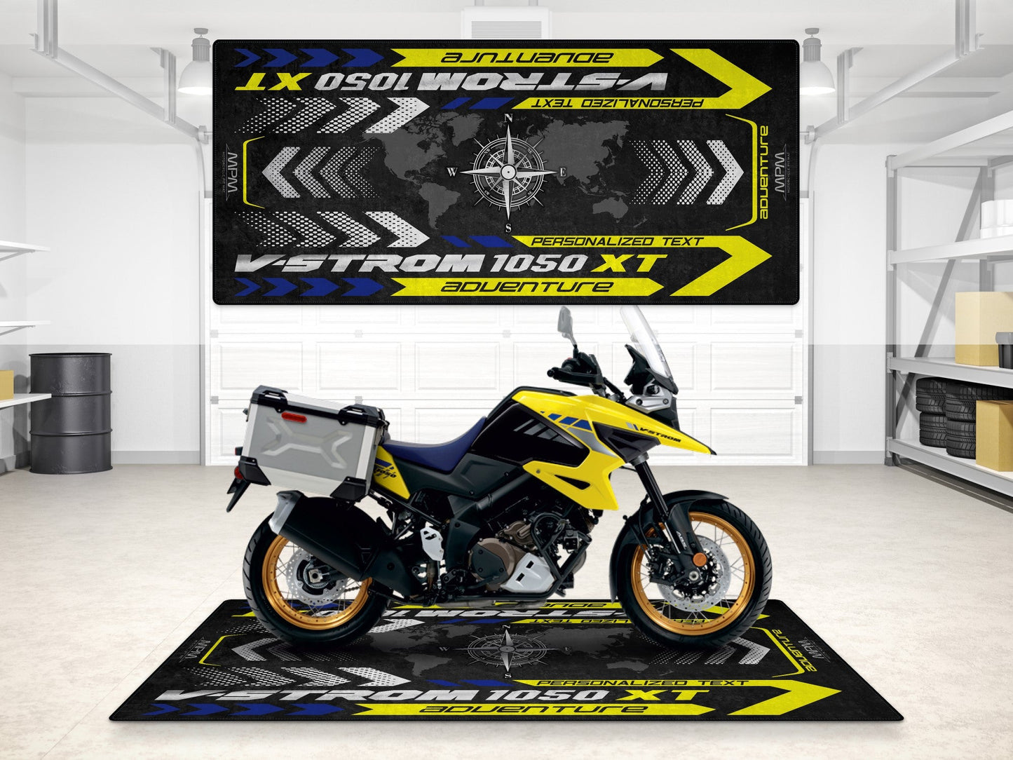 MPM Motorcycle Mat for Suzuki V-STROM 1050XT Adventure - MM7376