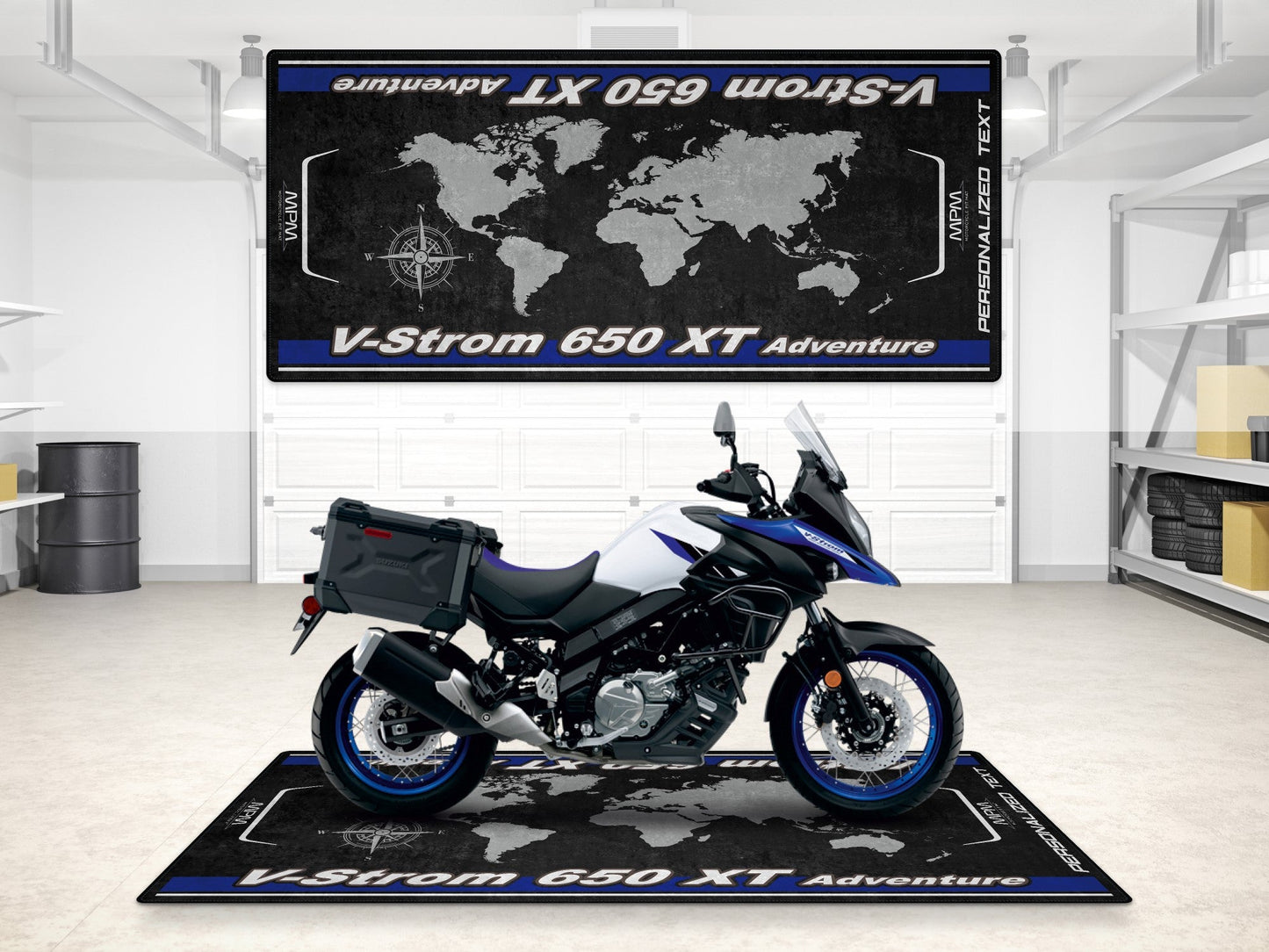MPM Motorcycle Mat for Suzuki V-STROM 650XT Adventure - MM7378