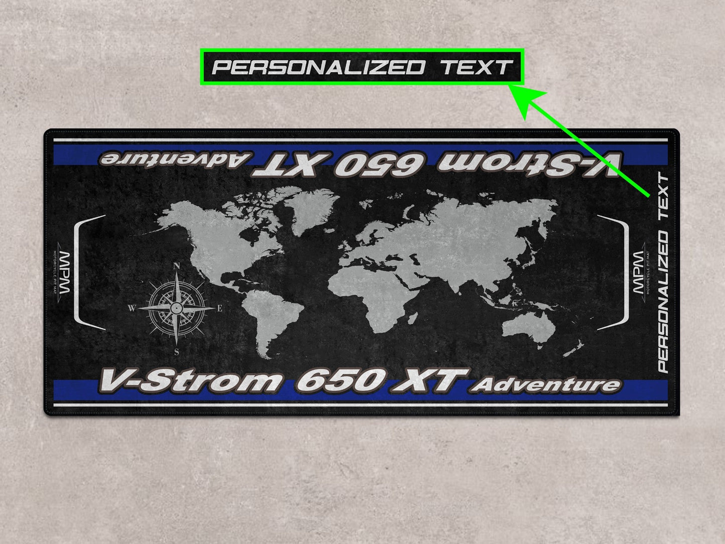 MPM Motorcycle Mat for Suzuki V-STROM 650XT Adventure - MM7378