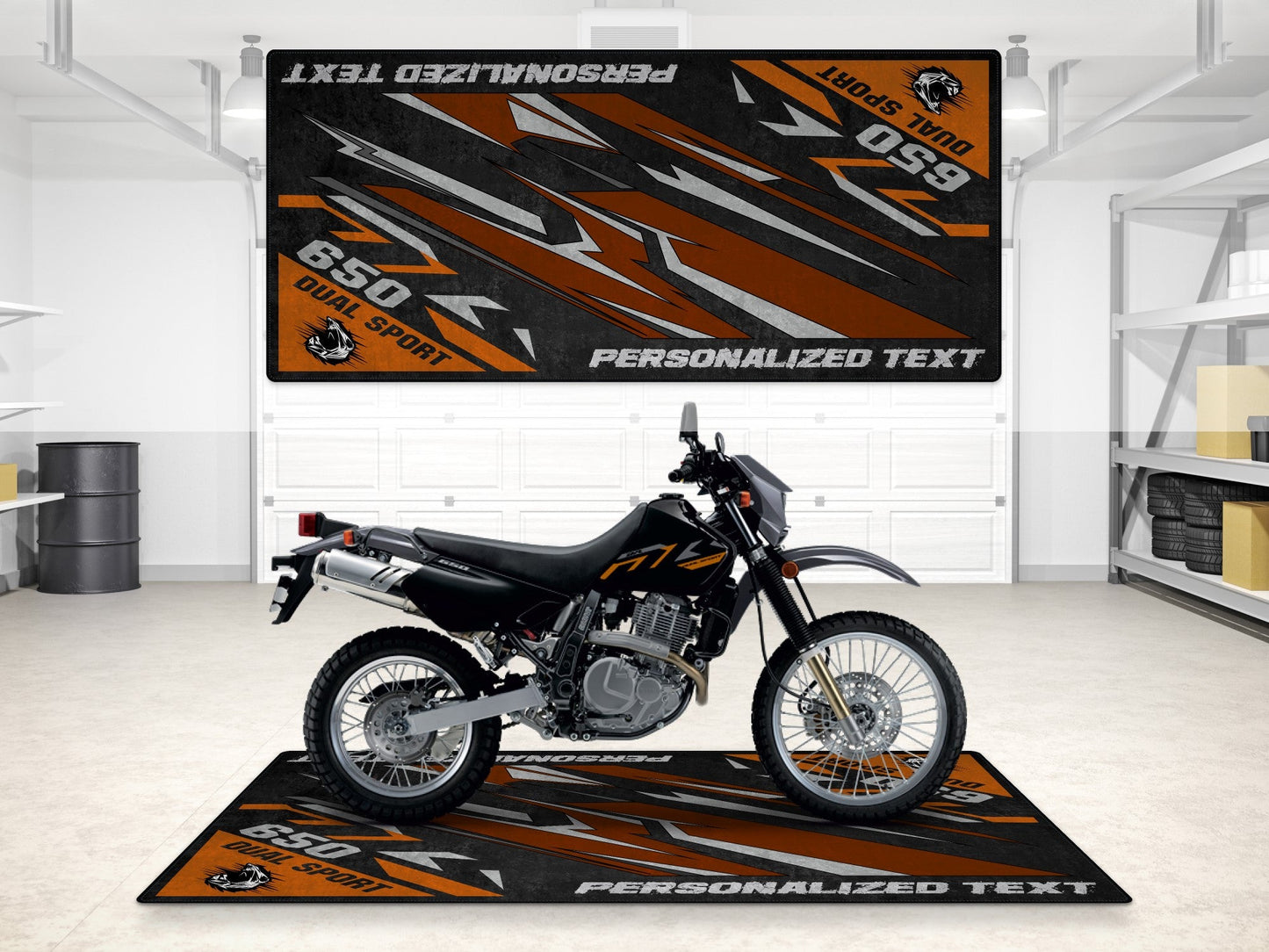 MPM Motorcycle Mat for Suzuki DR650S - MM7381