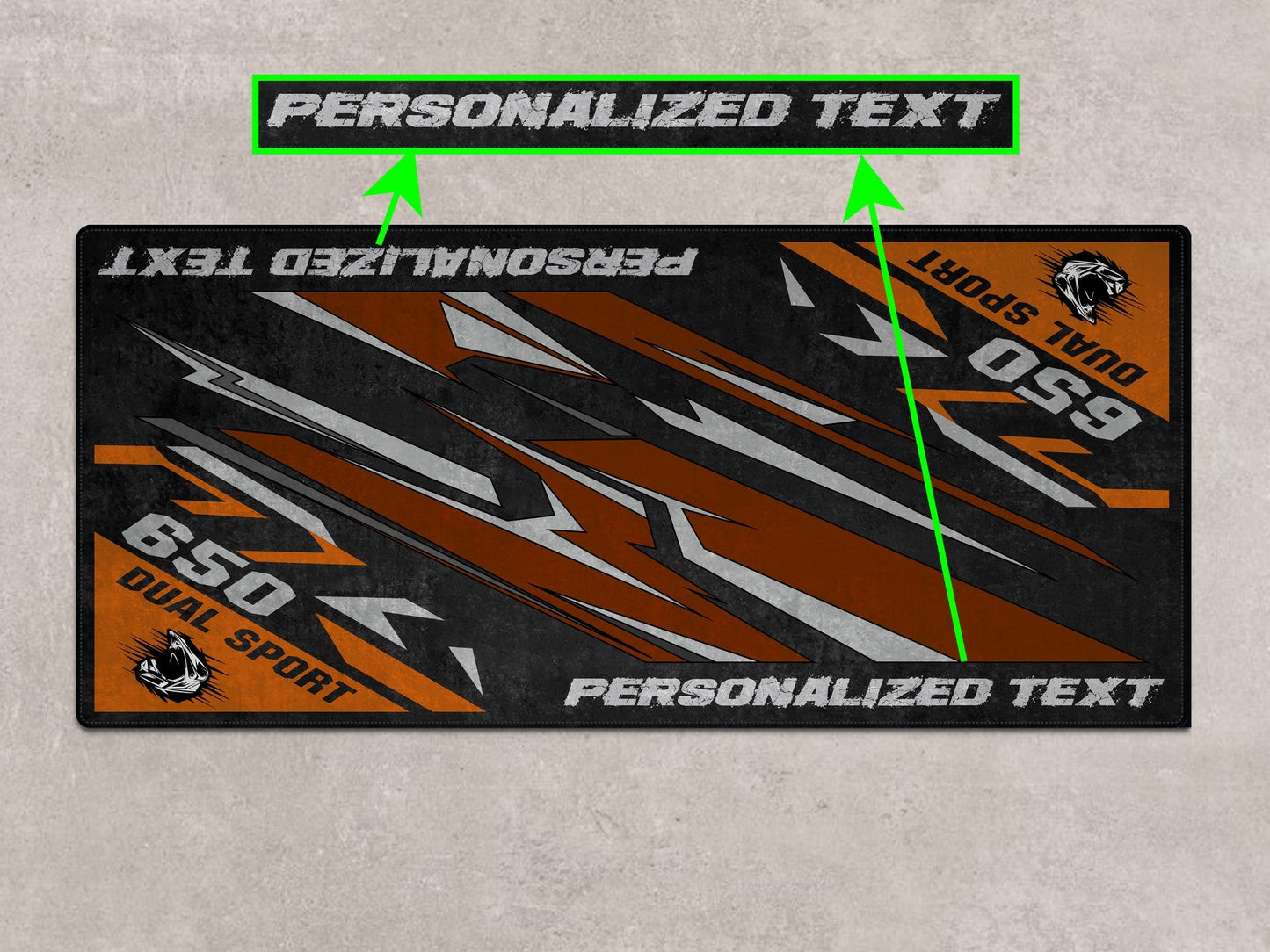 MPM Motorcycle Mat for Suzuki DR650S - MM7381