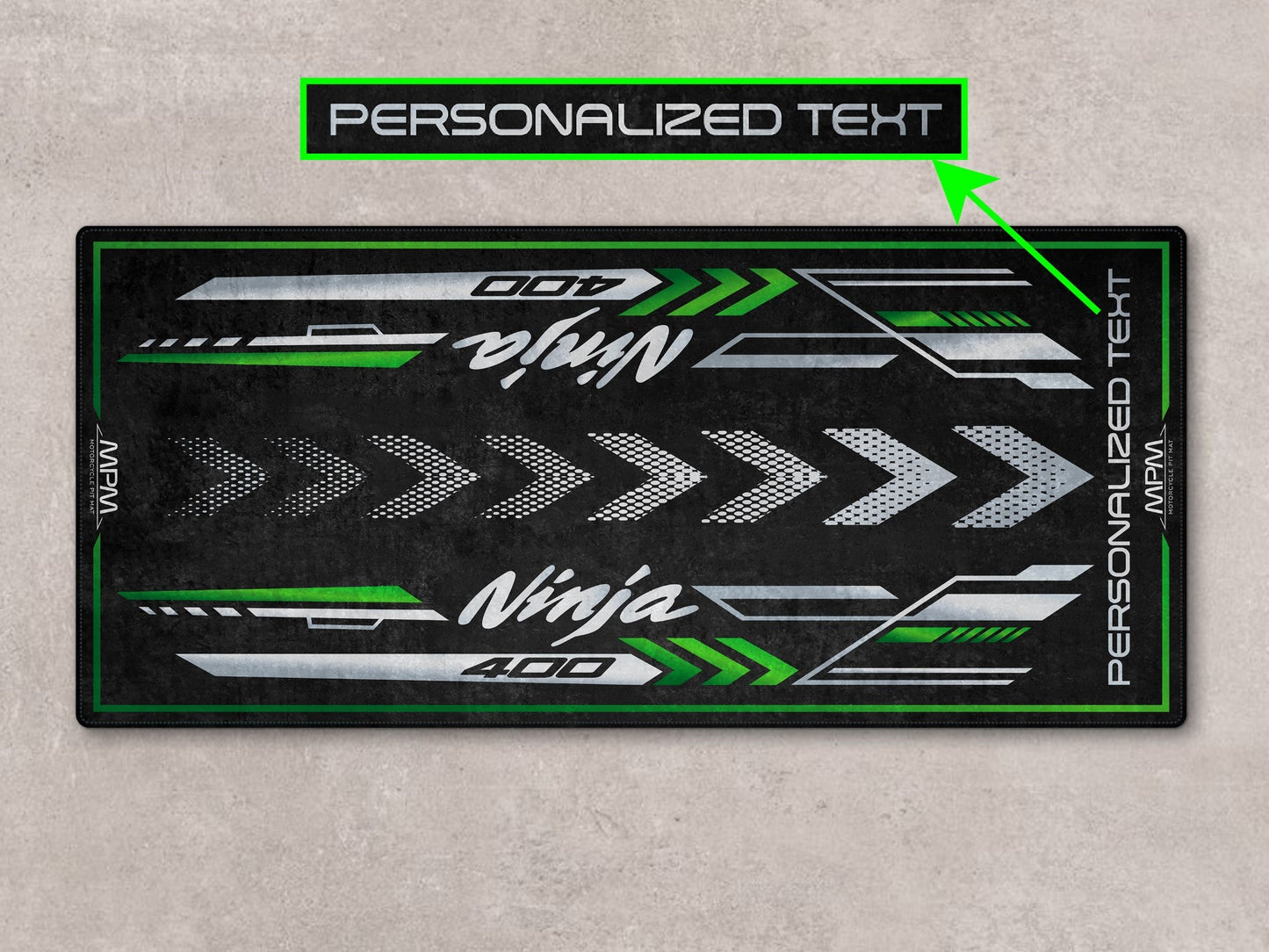 MPM Motorcycle Mat for Kawasaki Ninja 400 - MM7386