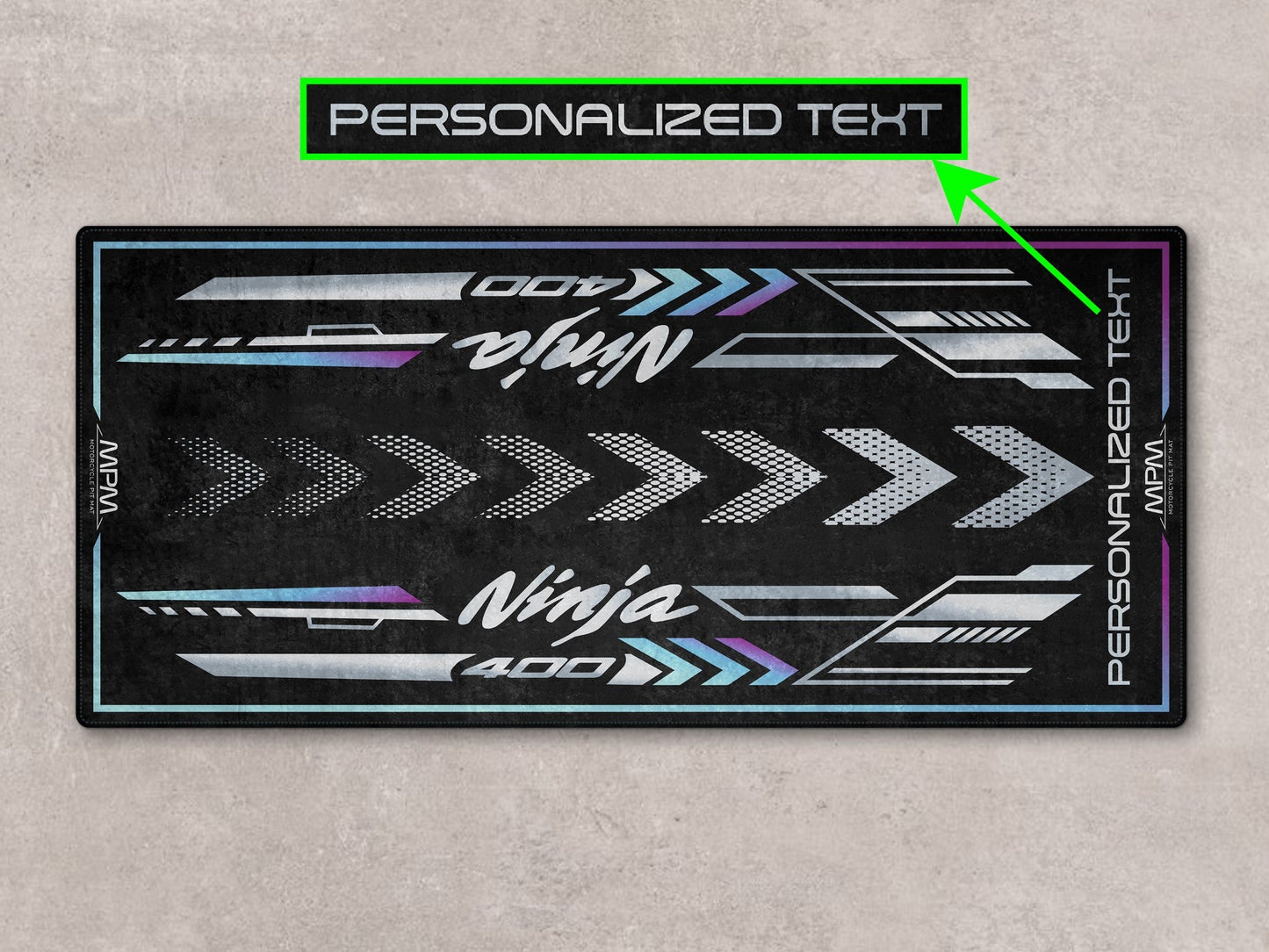 MPM Motorcycle Mat for Kawasaki Ninja 400 - MM7386