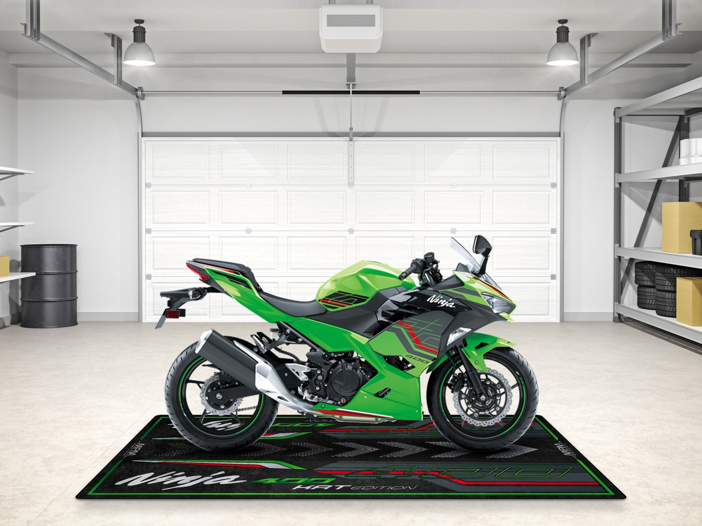 MPM Motorcycle Mat for Kawasaki Ninja 400 KRT Edition - MM7387