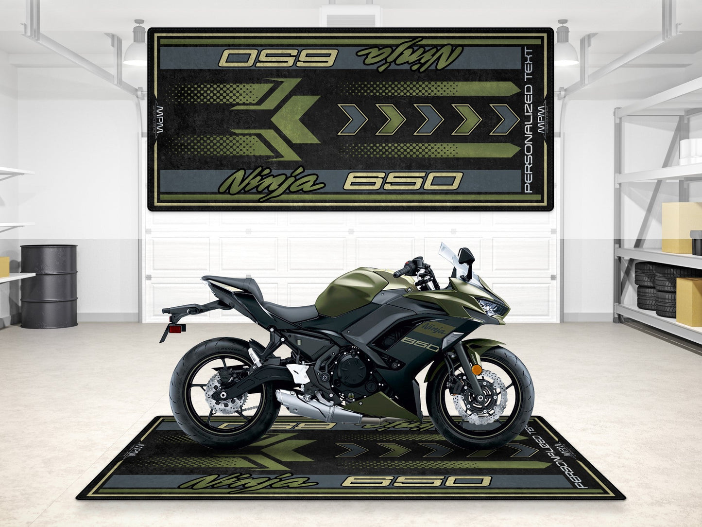 MPM Motorcycle Mat for Kawasaki Ninja 650 - MM7388