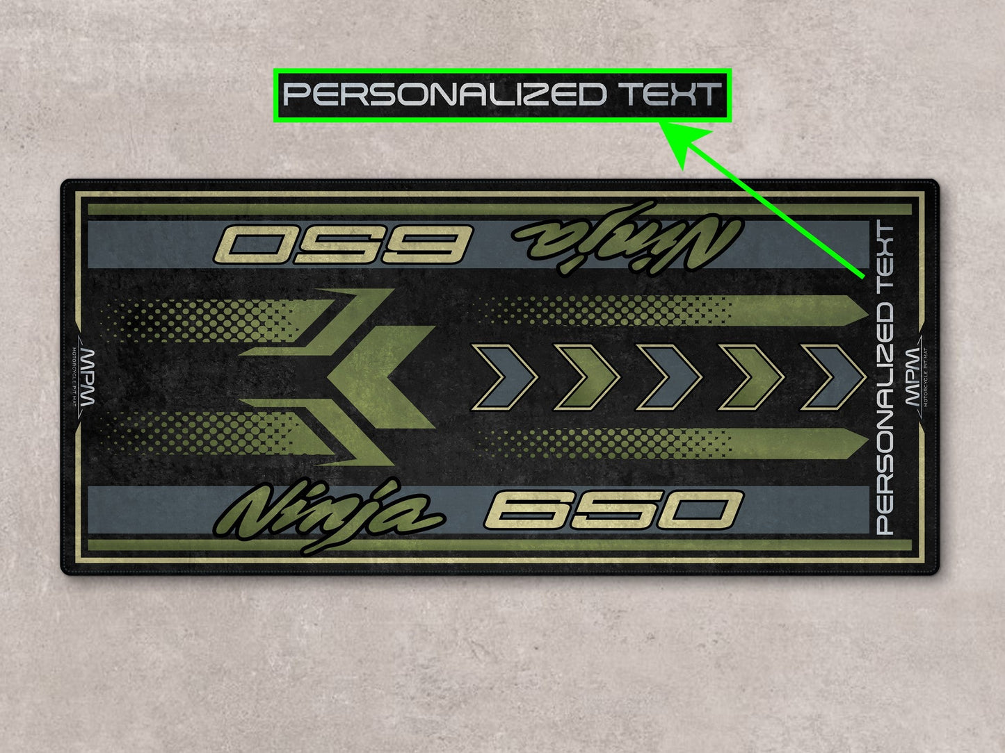 MPM Motorcycle Mat for Kawasaki Ninja 650 - MM7388