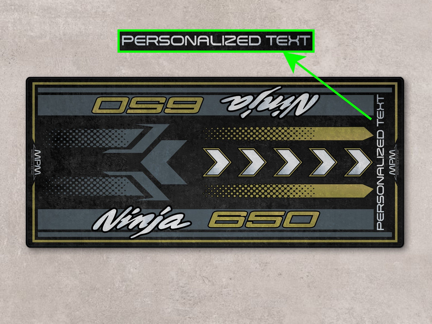 MPM Motorcycle Mat for Kawasaki Ninja 650 - MM7388