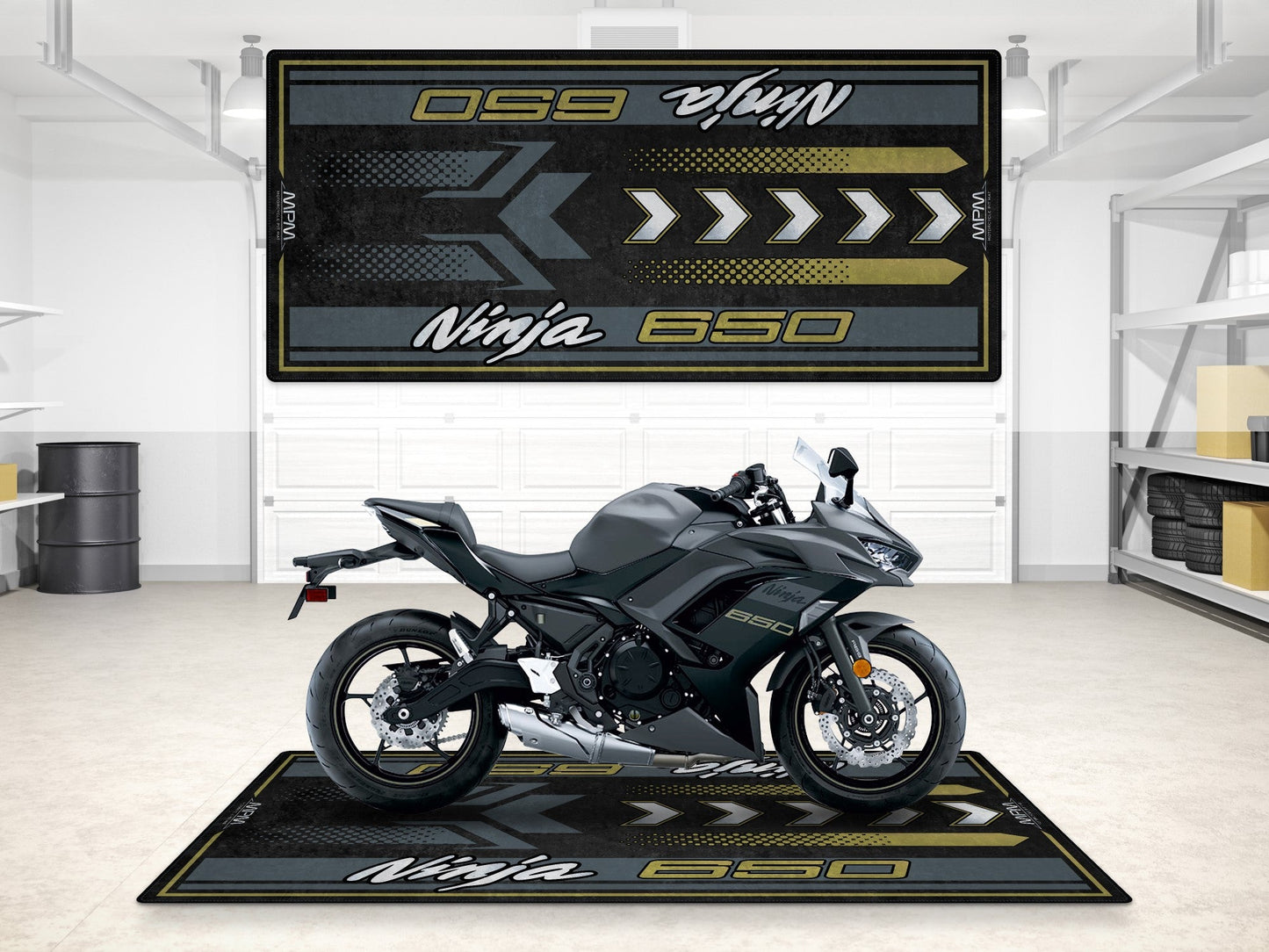 MPM Motorcycle Mat for Kawasaki Ninja 650 - MM7388
