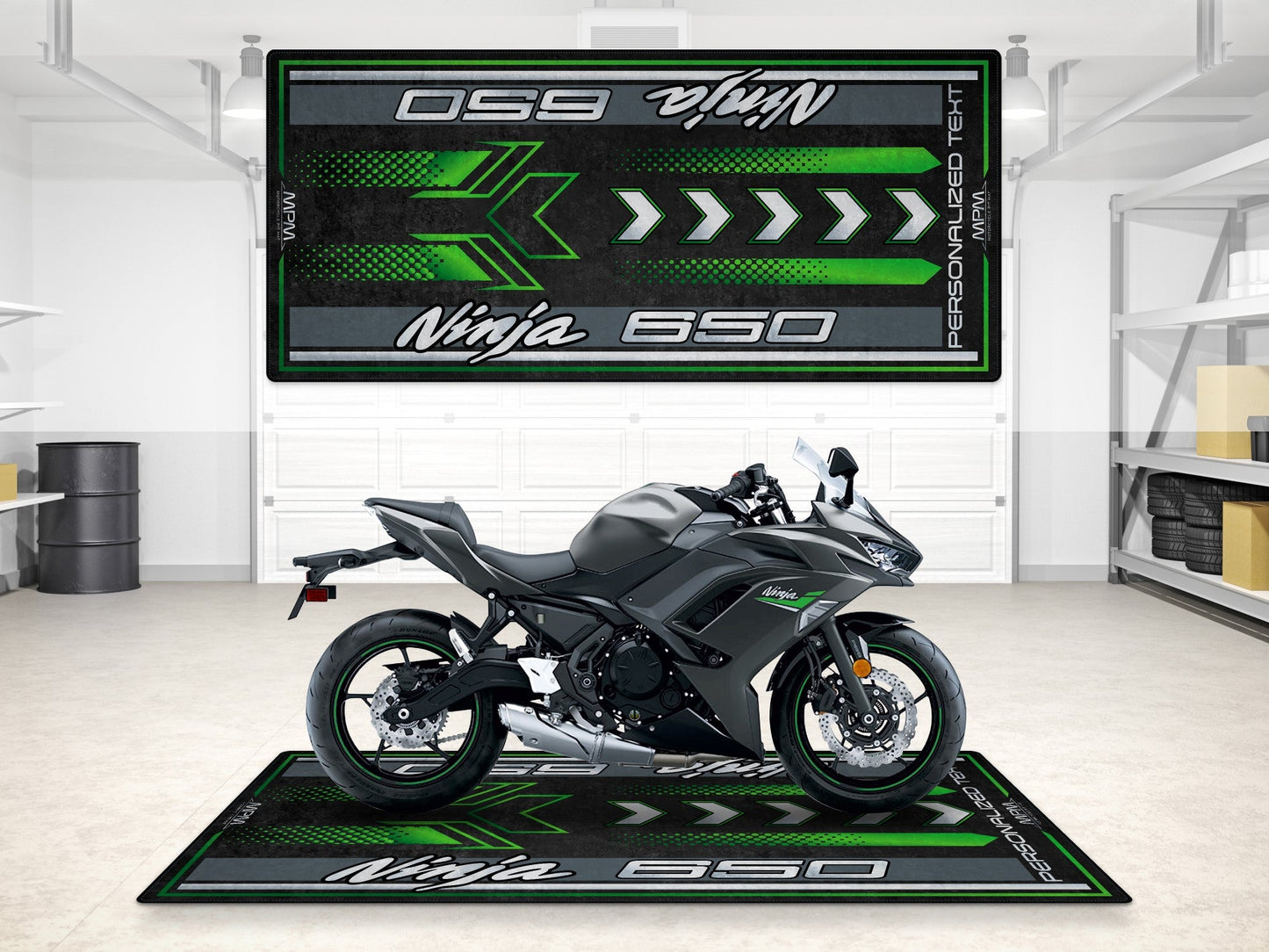 MPM Motorcycle Mat for Kawasaki Ninja 650 - MM7388