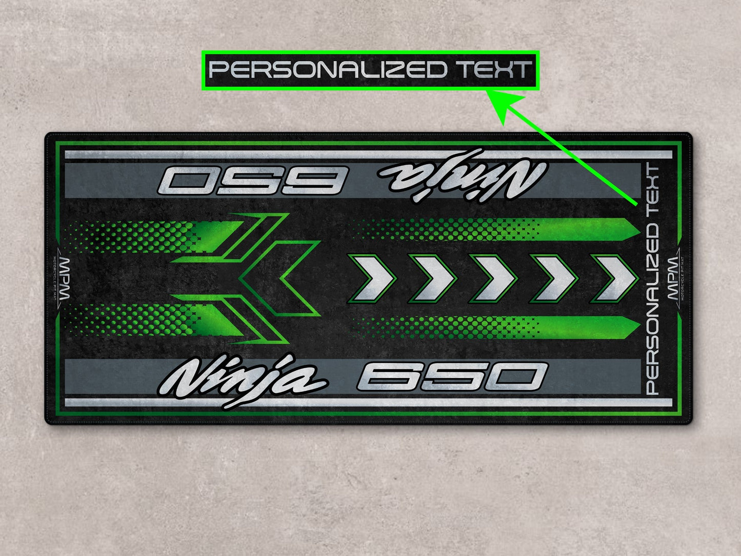 MPM Motorcycle Mat for Kawasaki Ninja 650 - MM7388
