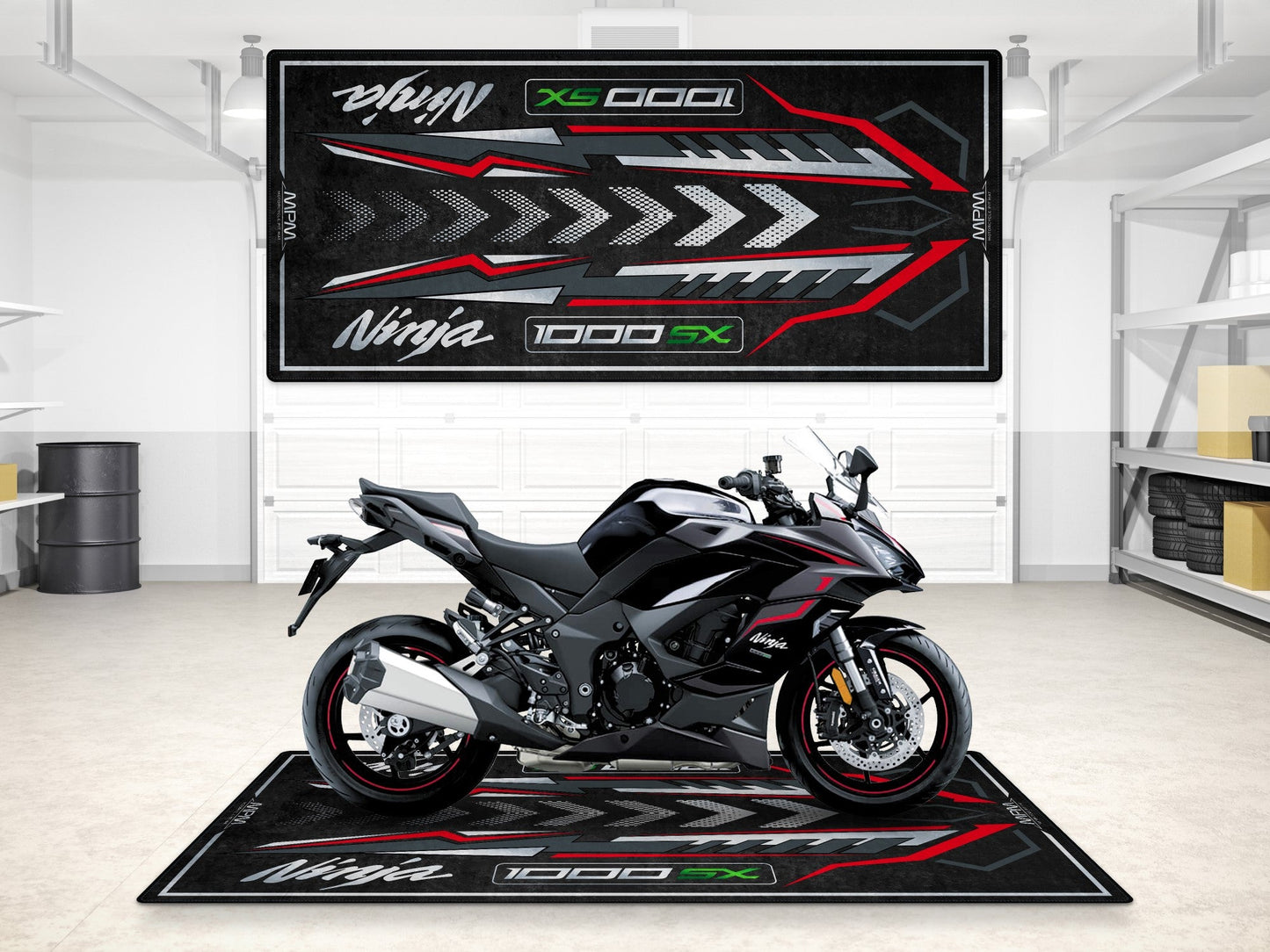 MPM Motorcycle Mat for Kawasaki 1000SX - MM7390