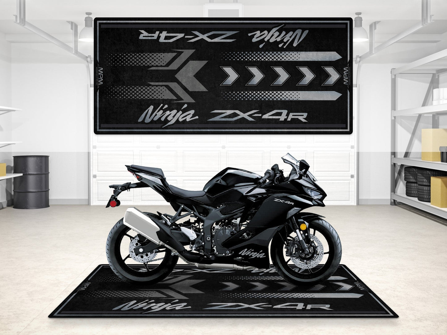 MPM Motorcycle Mat for Kawasaki Ninja ZX-4R - MM7391